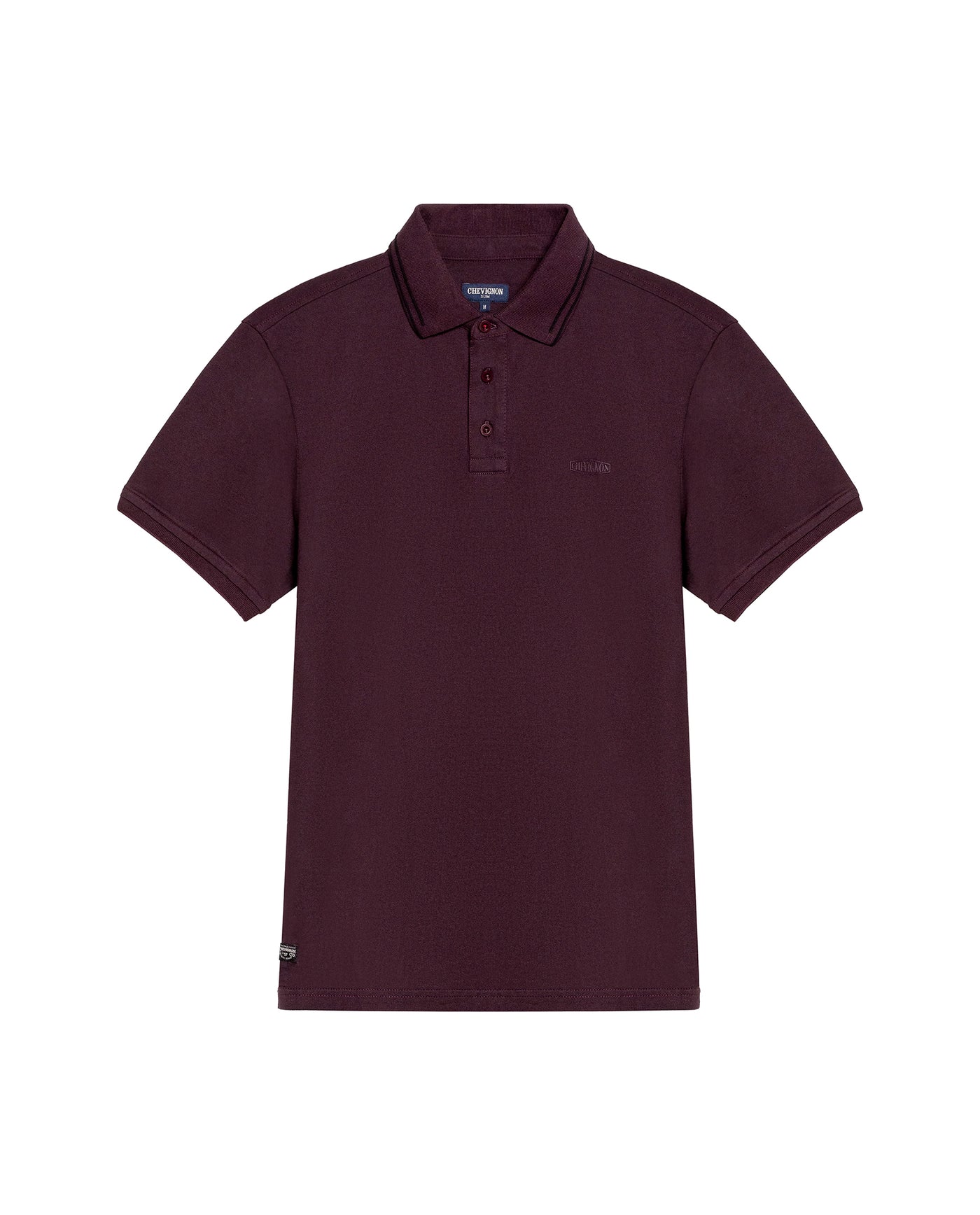 Men's Slim Fit Polo Shirt in Cotton Stretch Blend, Field 609G014 - 2