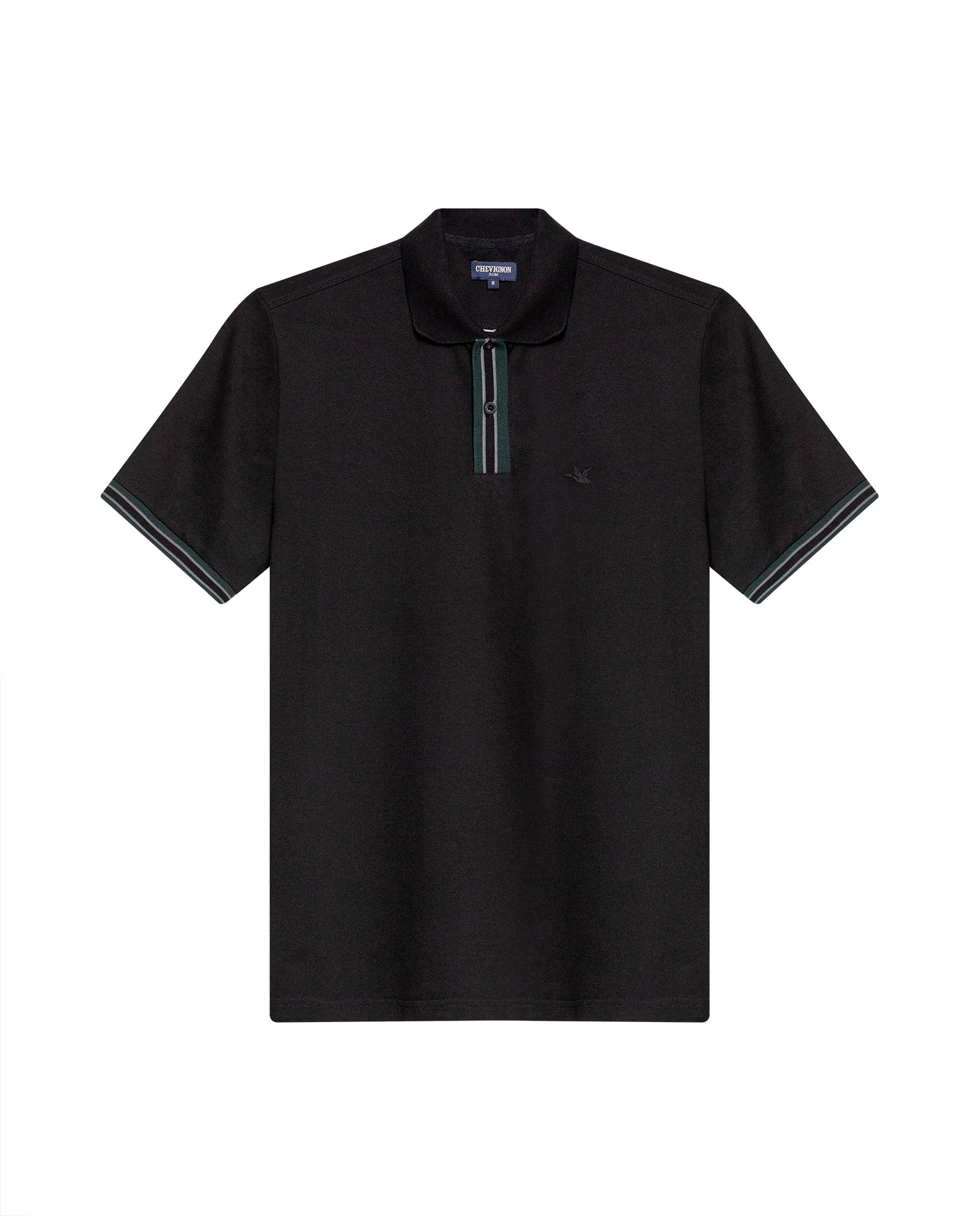 Men's Slim Fit Polo Shirt in Cotton Stretch Blend, Tide 609G015 - 2