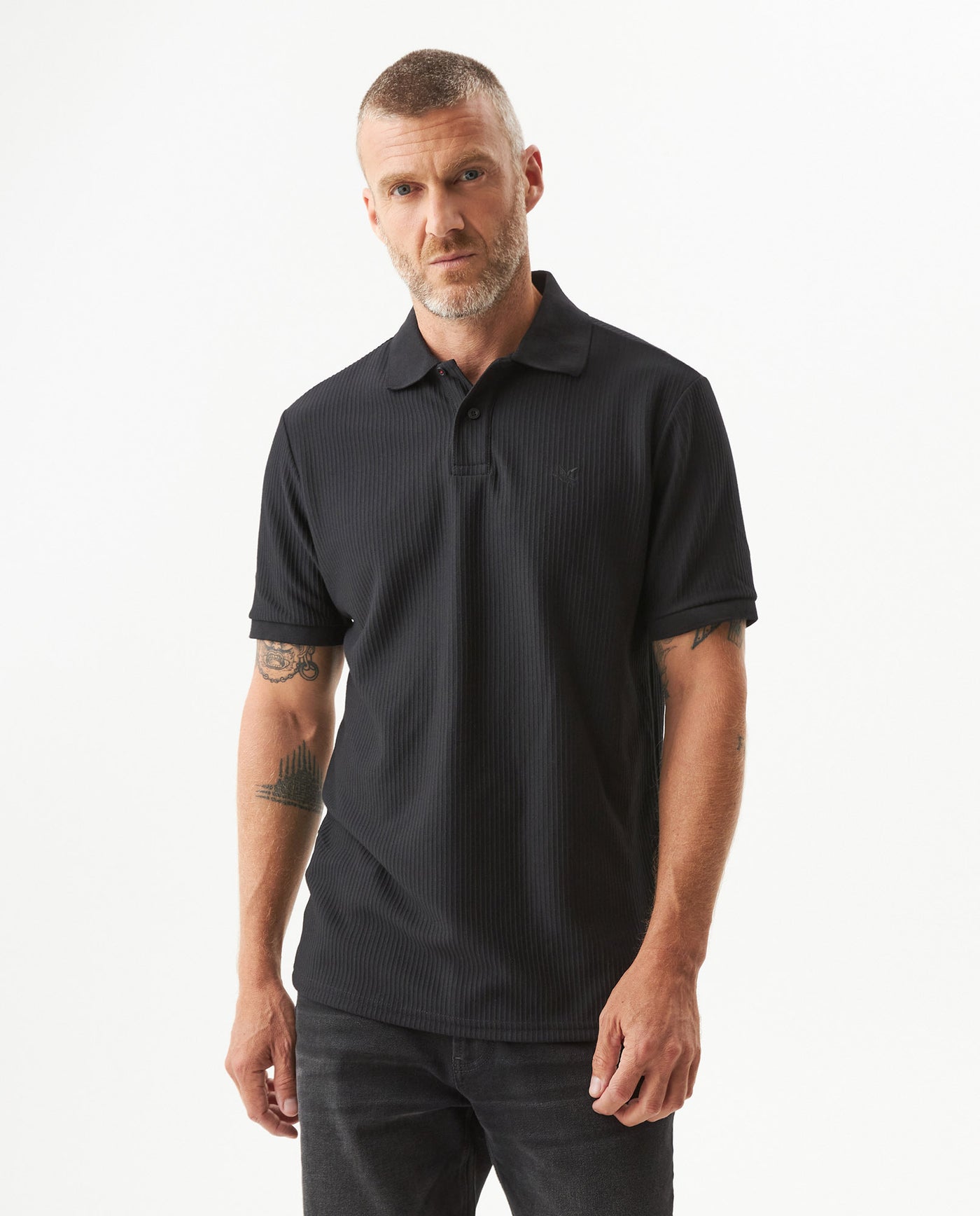 Men's Polo Shirt - Black 609G017 - 1
