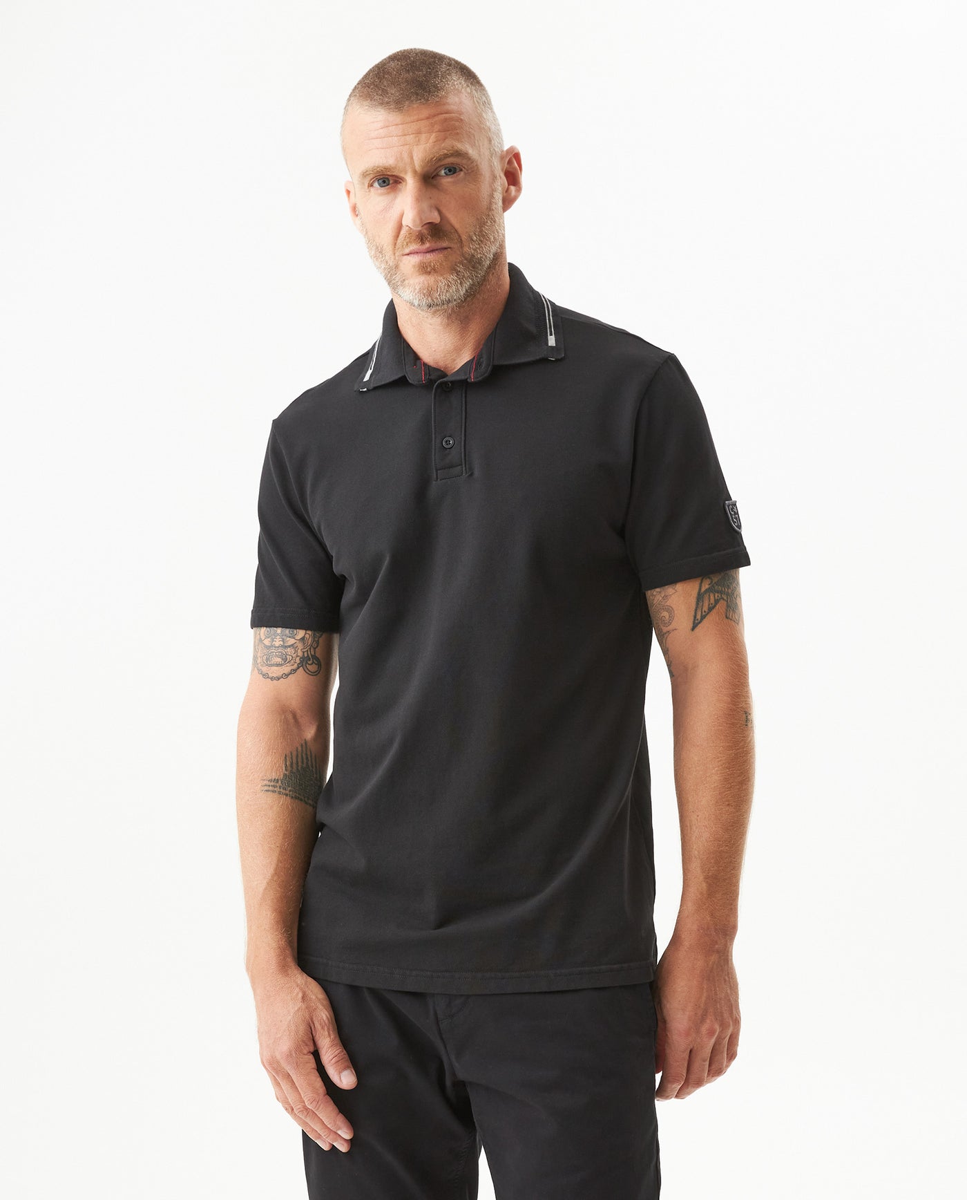 Men's Polo Shirt - Black 63_609G025_NEG194007_0