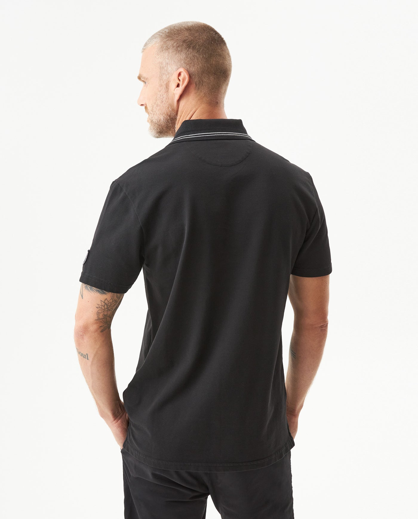 Men's Polo Shirt - Black 63_609G025_NEG194007_6