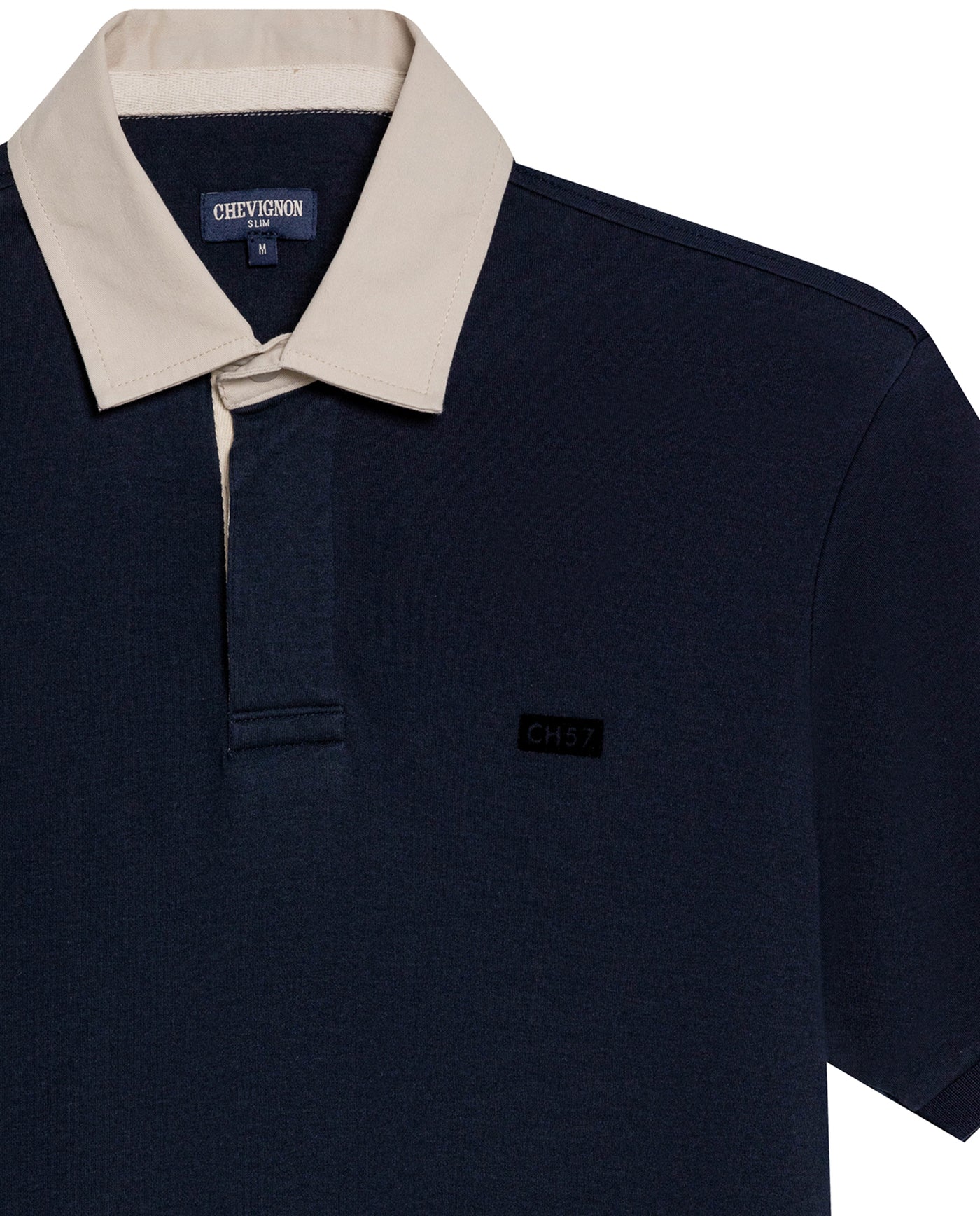 Men's Short Sleeve Printed Logo Slim Fit Polo Shirt in Cotton Majestic 63_609G030_AZU194024_8
