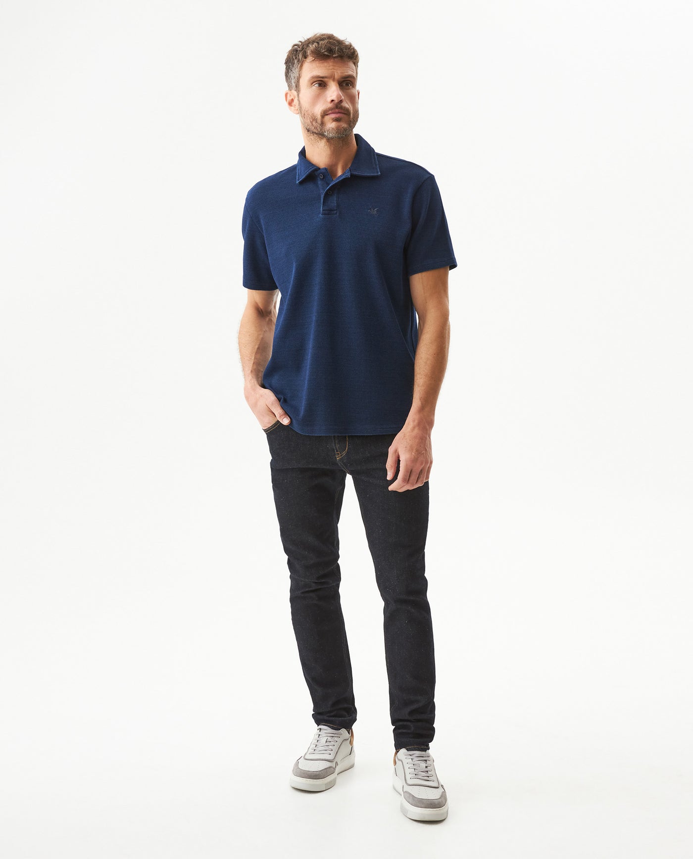 Men's Polo Shirt - Blue 63_609G032_AZU193923_4