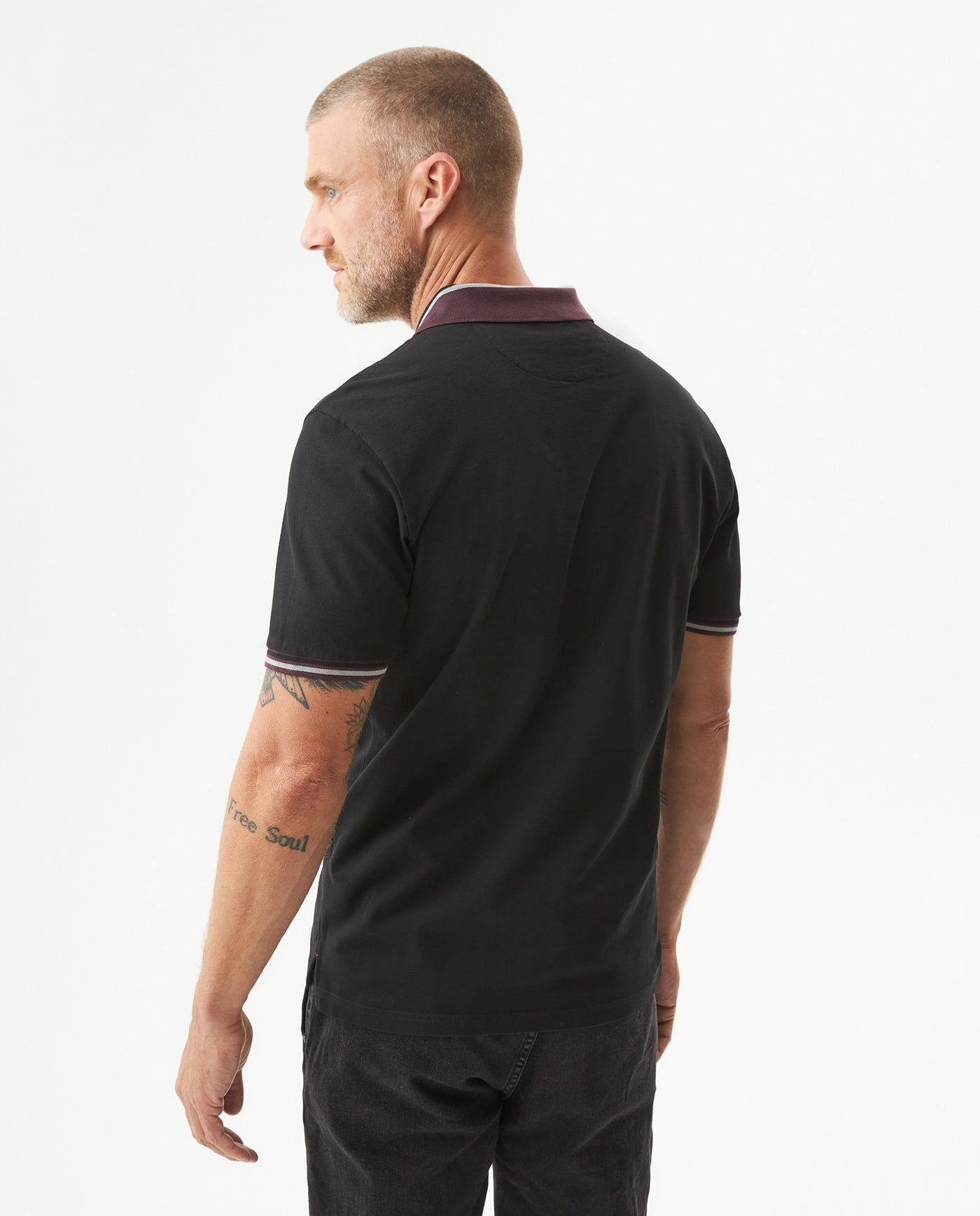 Men's Slim Fit Polo Shirt in Cotton Stretch Blend, Northshore 609G037 - 5