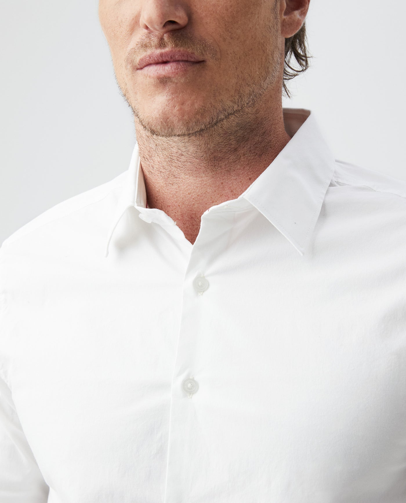 Men's Slim Fit Shirt - White 63_6108002_BLA114001_4