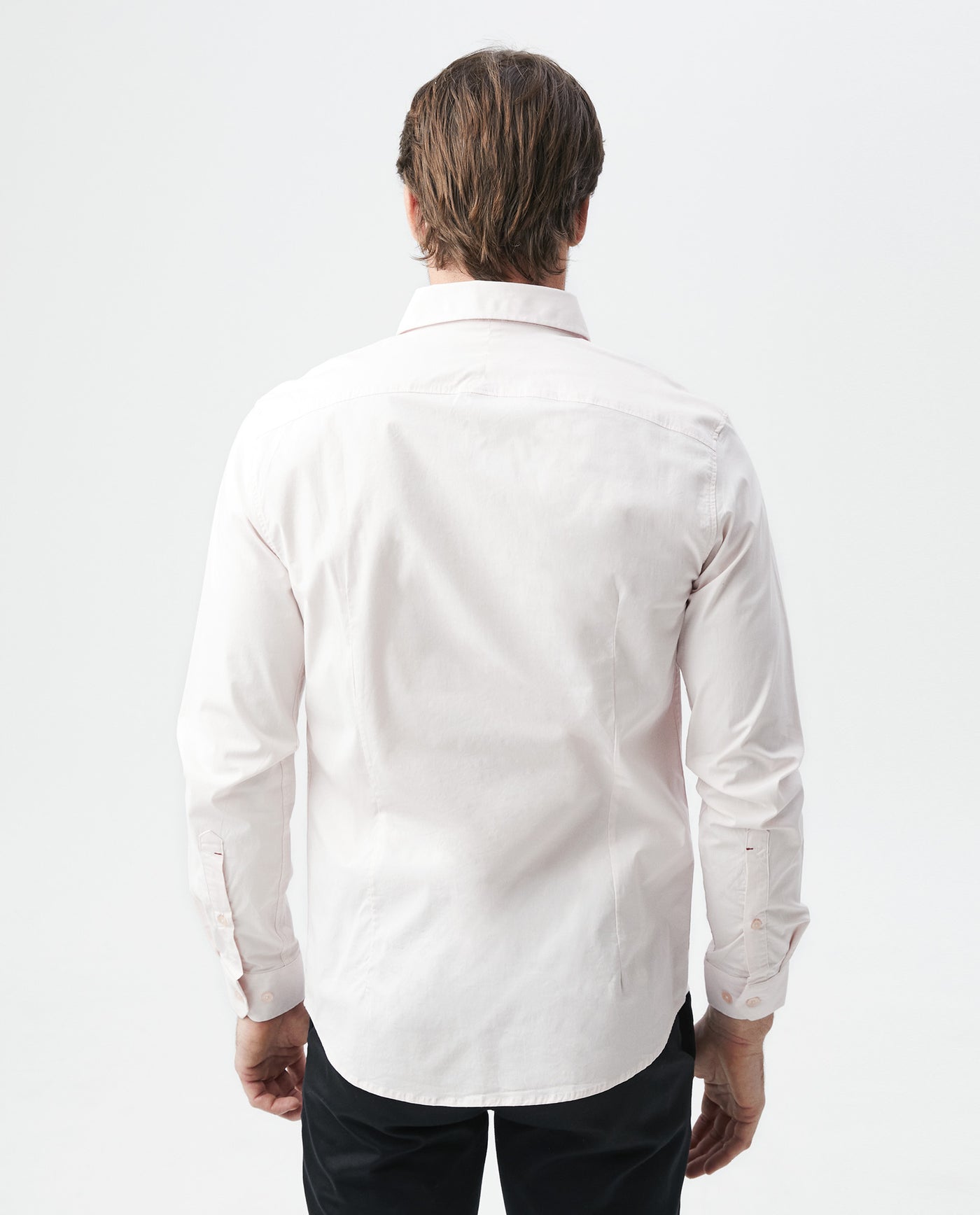 Men's Slim Fit Shirt - Pink 63_6108002_ROS131407_5