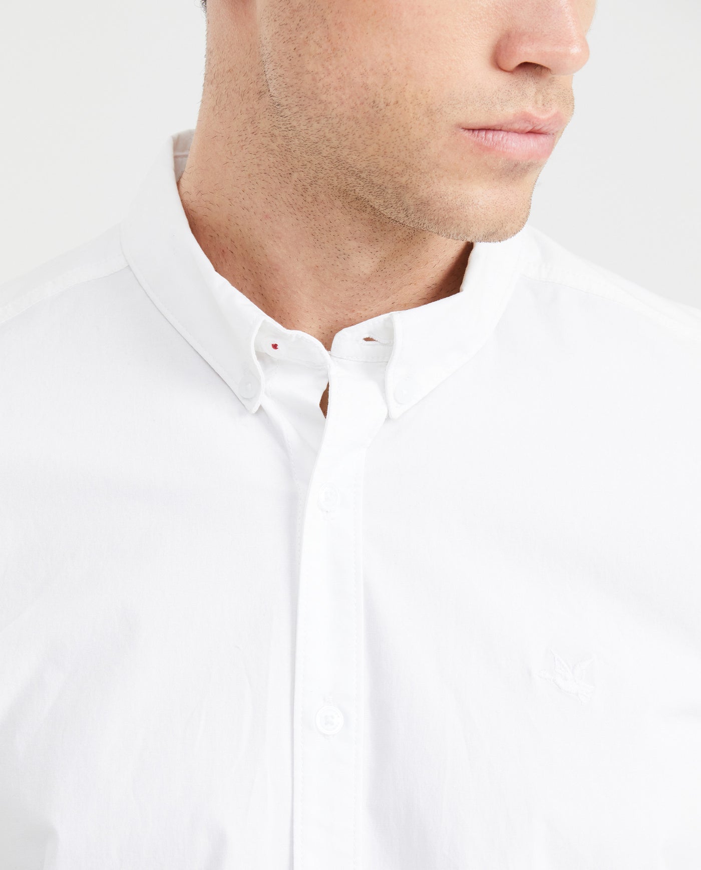 Men's Long Sleeve Shirt Classic Fit in Cotton Stretch Blend 63_610G066_BLA110601_3