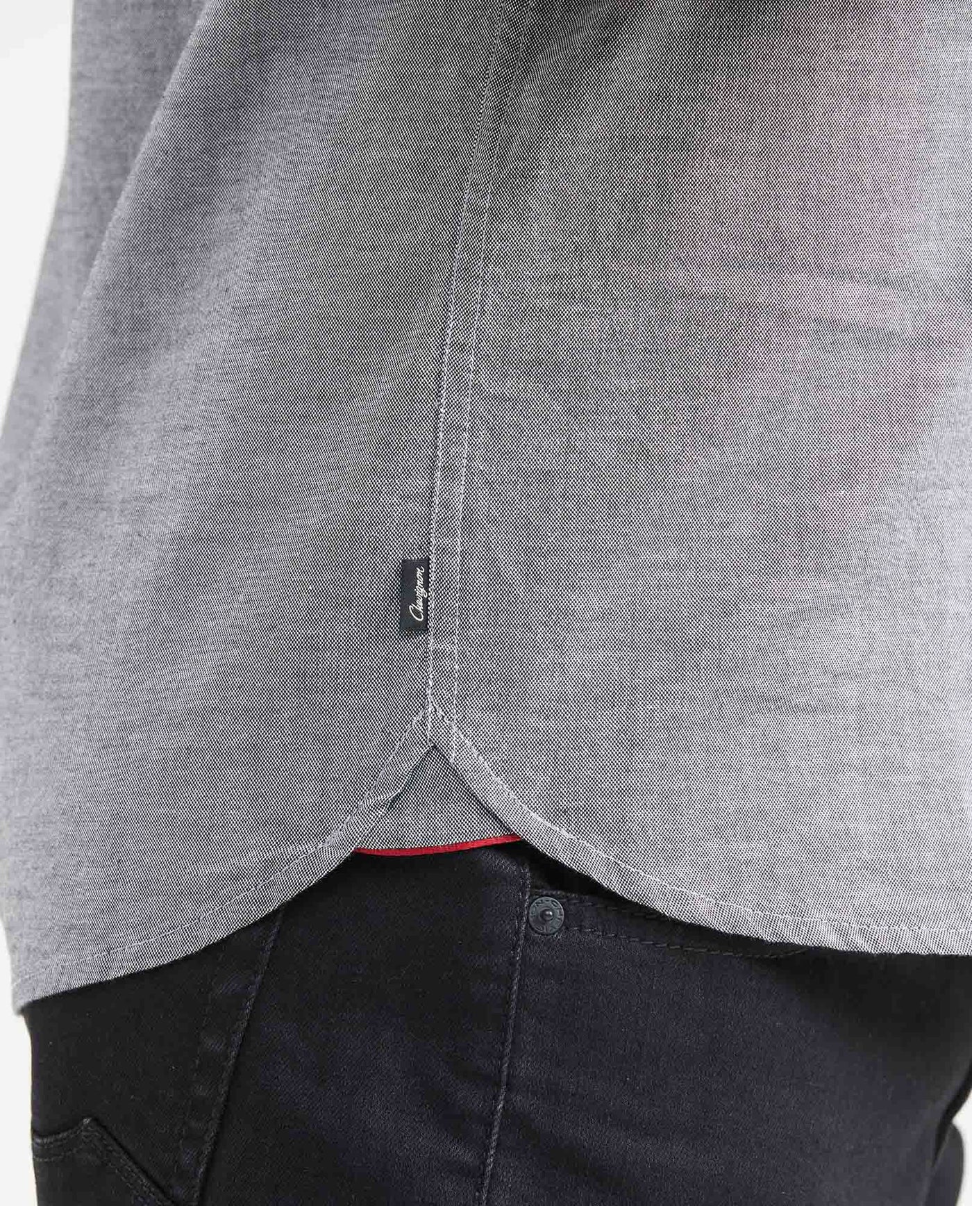 Men's Shirt, Short Sleeve, Slim Fit - Black 611G011 - 3