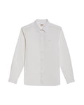 Men's Shirt Long Sleeve Slim Fit Cotton Twill Collar Stay Tone on Tone Duck Professional Structure - Raw