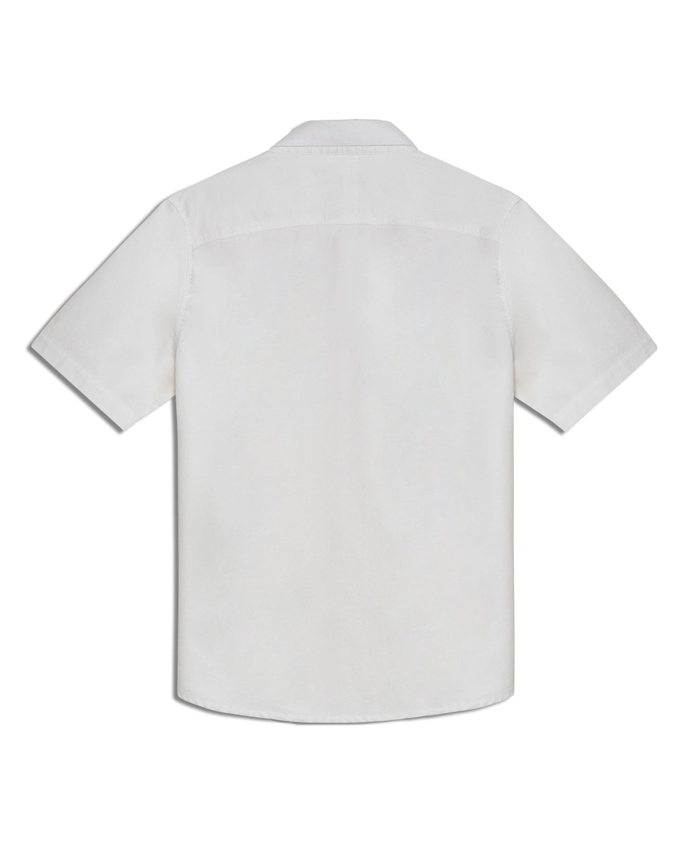 Mens Shirt Short Sleeve Classic Fit Resort Cotton Twill Embroidered Localized Palm Trees Effect Buttons - Raw 63_611H044_CRU110701_4