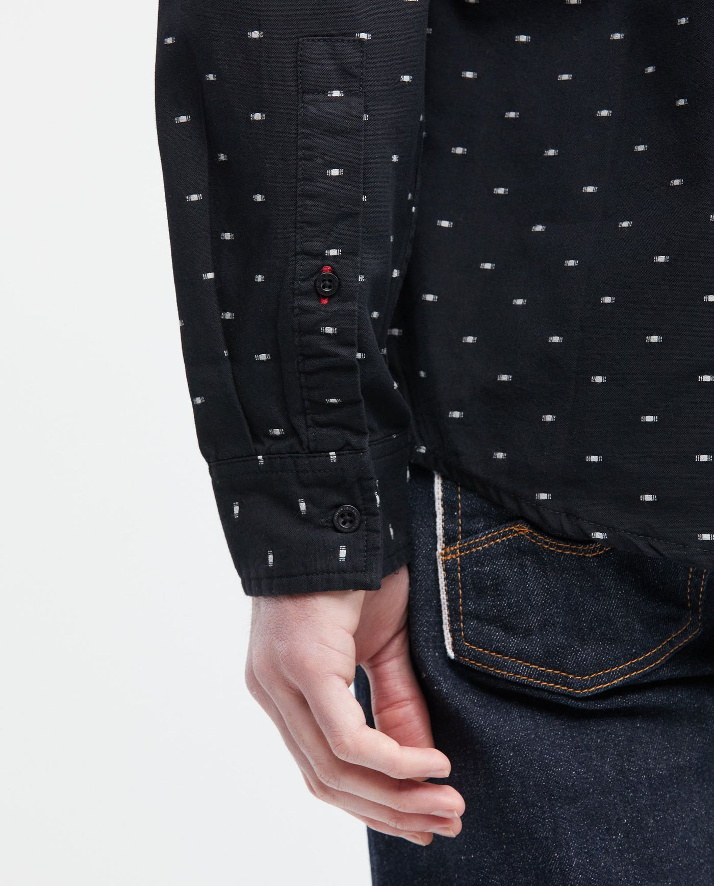 Men's Slim Fit-Shirts - Black 612E018 - 3