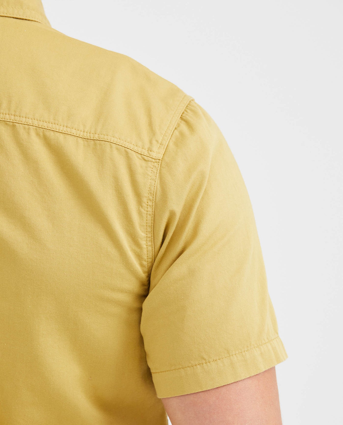 Men's Slim Fit Denim-Style Cotton Twill Casual Shirt - 6