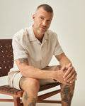Linen Shirt for Men - Beige