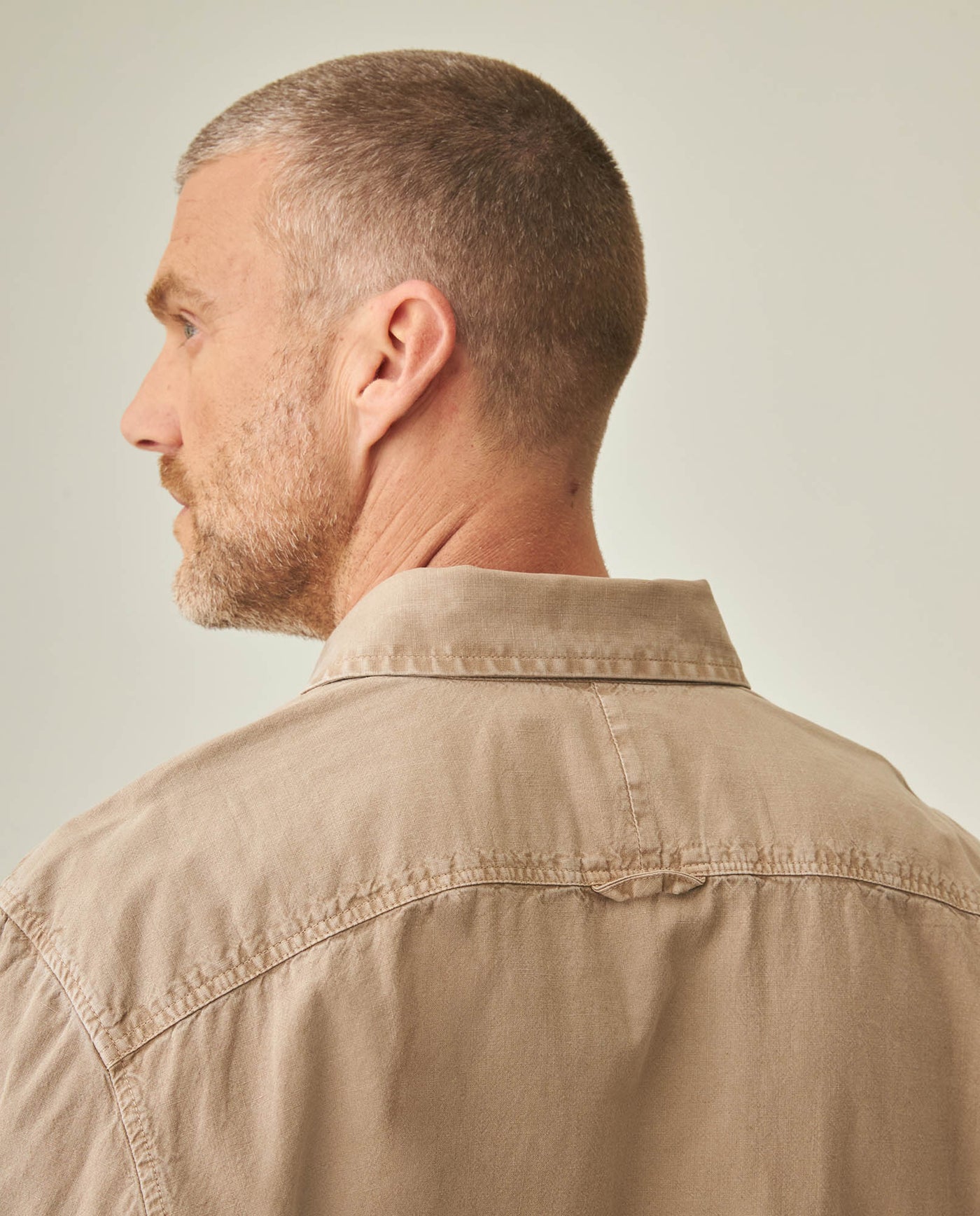 Linen Shirt for Men - Beige 63_612H038_BEI161102_7