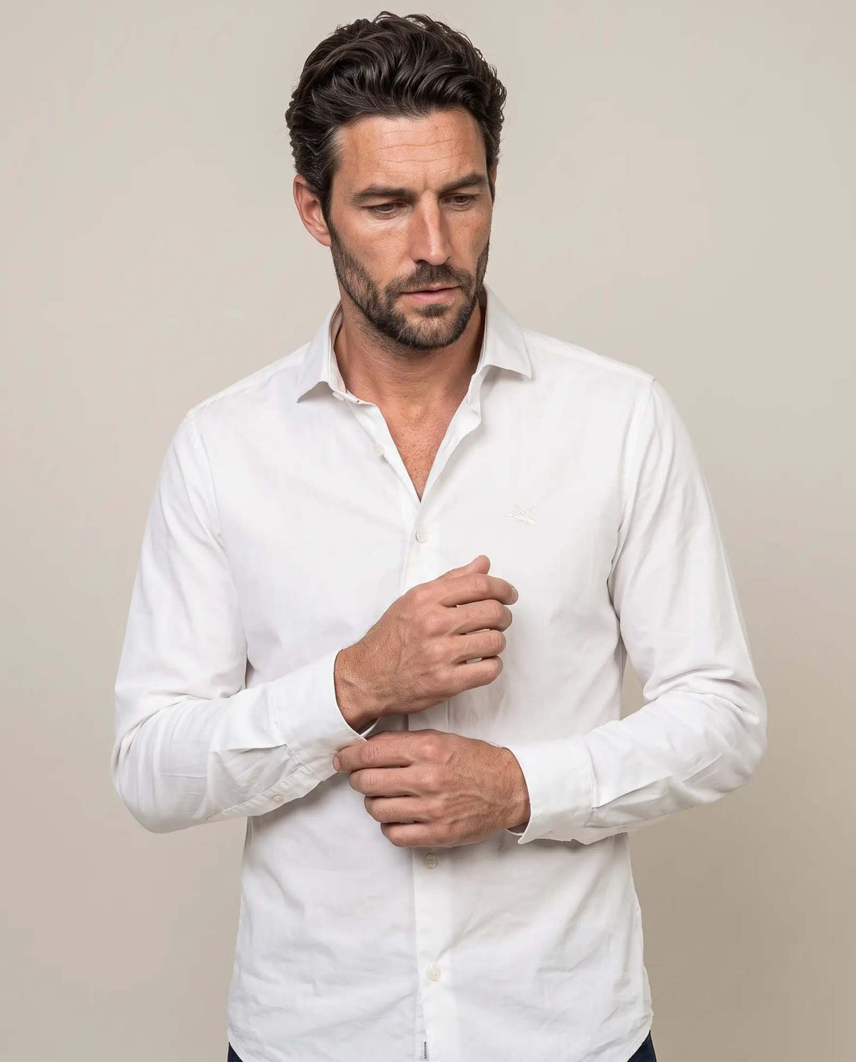 Men´s Slim Fit Shirt - White 63_614D200_BLA110601_0