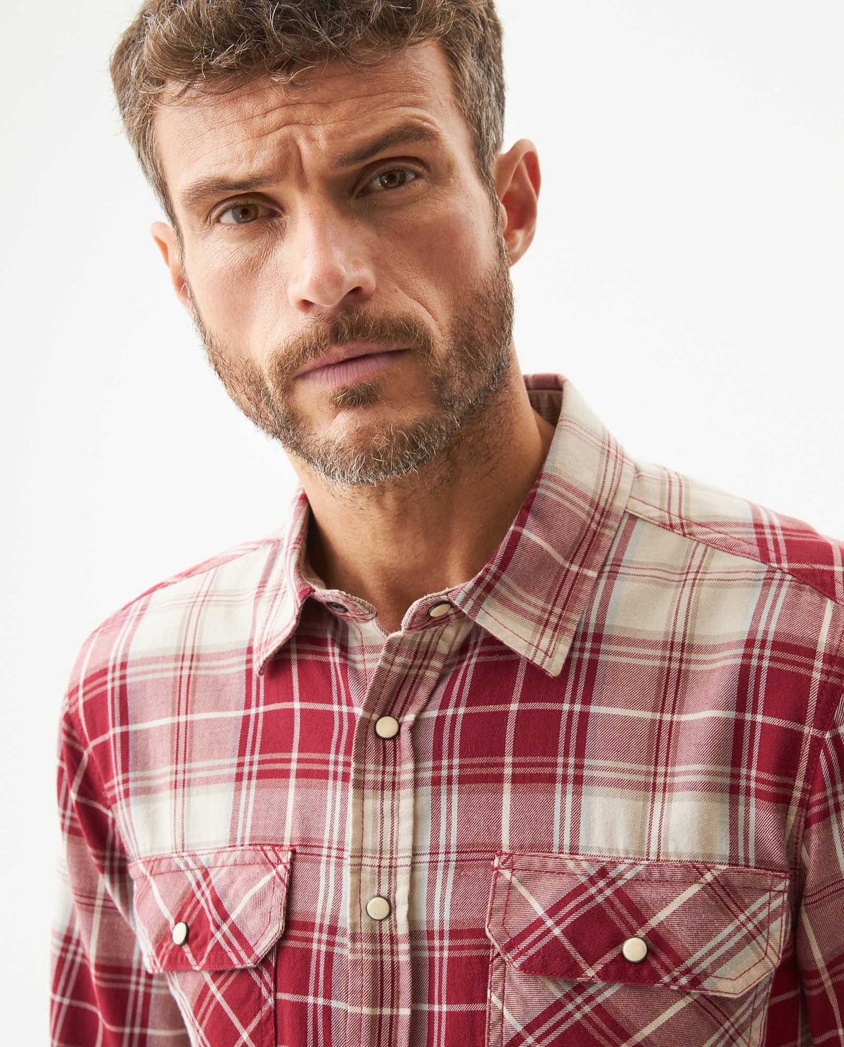 Men´s Regular Fit Shirt - Red 63_614G000_ROJ191724_5