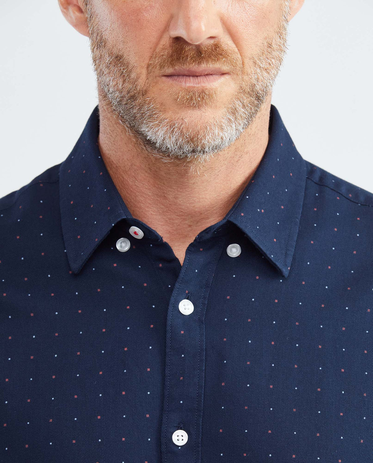 Men´s Mini Print Shirt - Blue 63_617F204_AZU194020_4