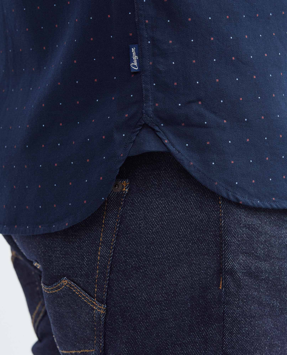 Men´s Mini Print Shirt - Blue 63_617F204_AZU194020_8