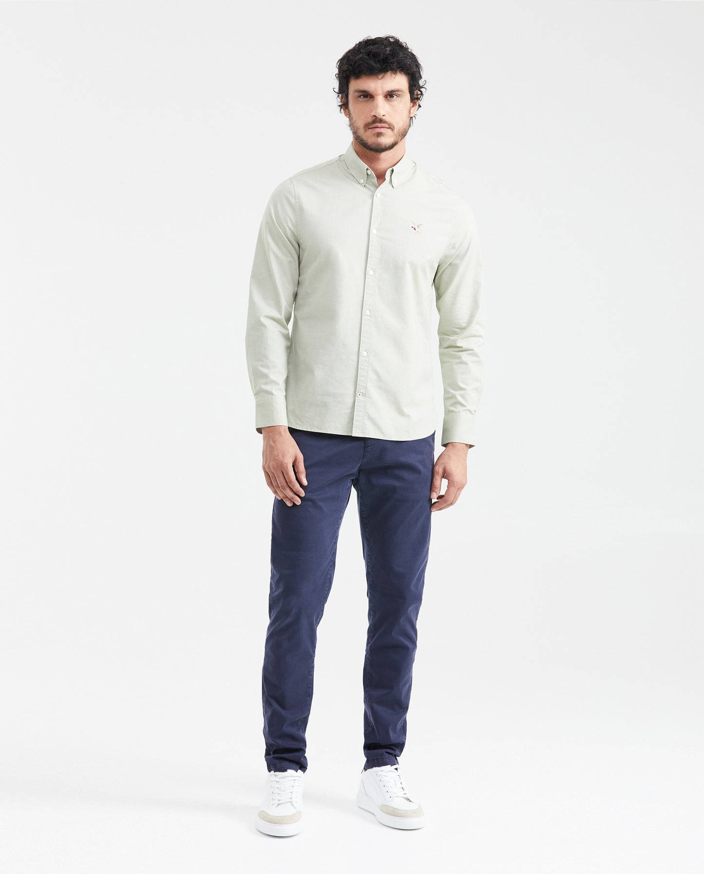 Men's Cotton Shirt - Green - 6