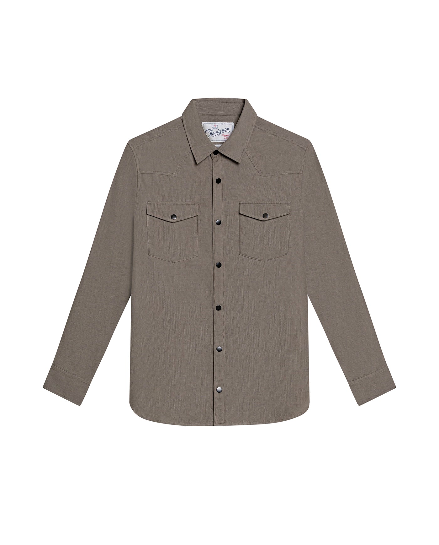 Men´s Slim Fit Dobby Shirt - Gray 63_617H202_GRI180516_3