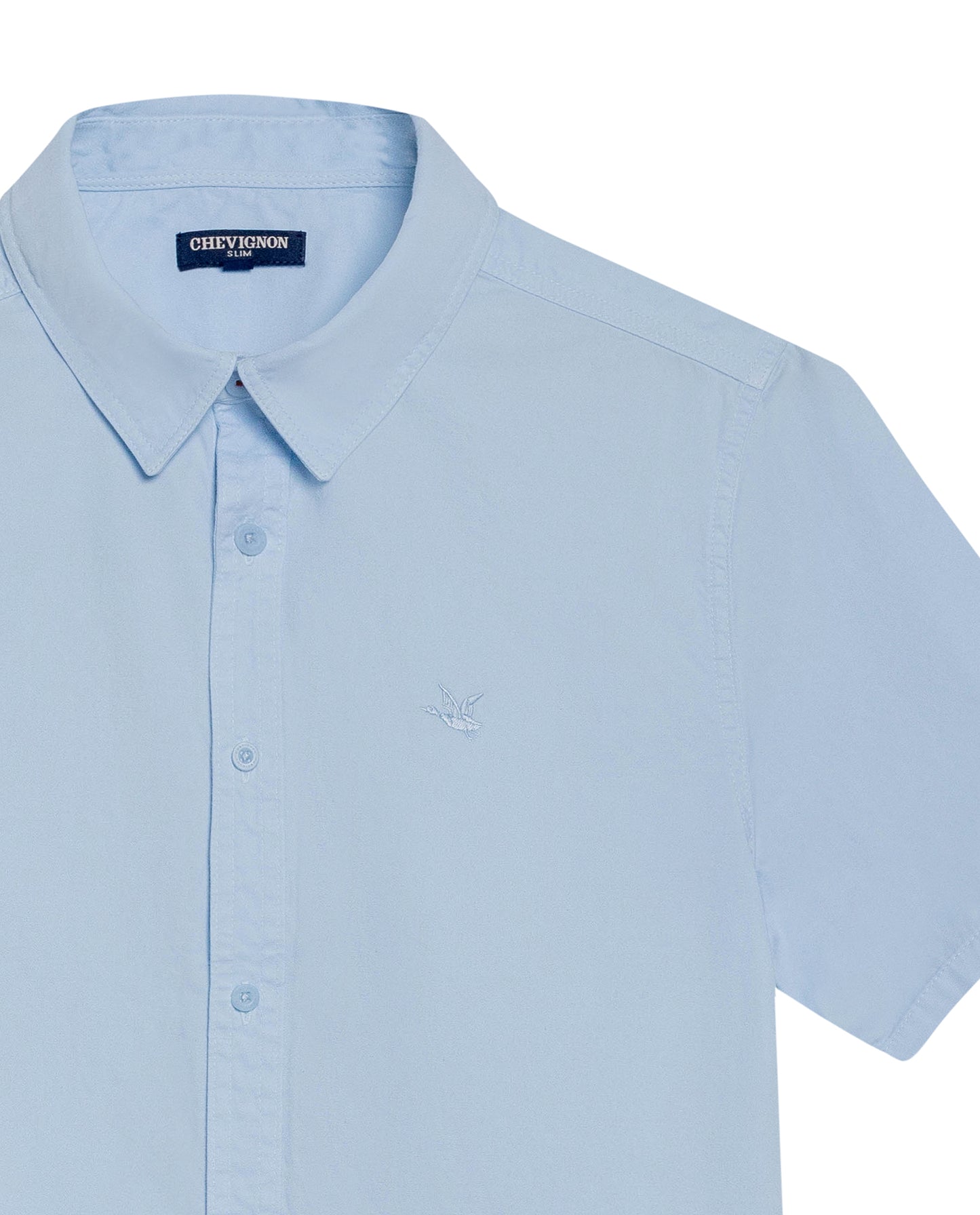Men's Short Sleeve Shirt - Blue - 7