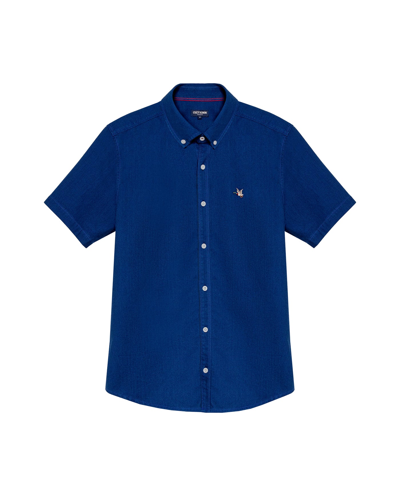 Men's Short Sleeve Relaxed Fit Button-Down Shirt, Shipyard 619G019 - 2