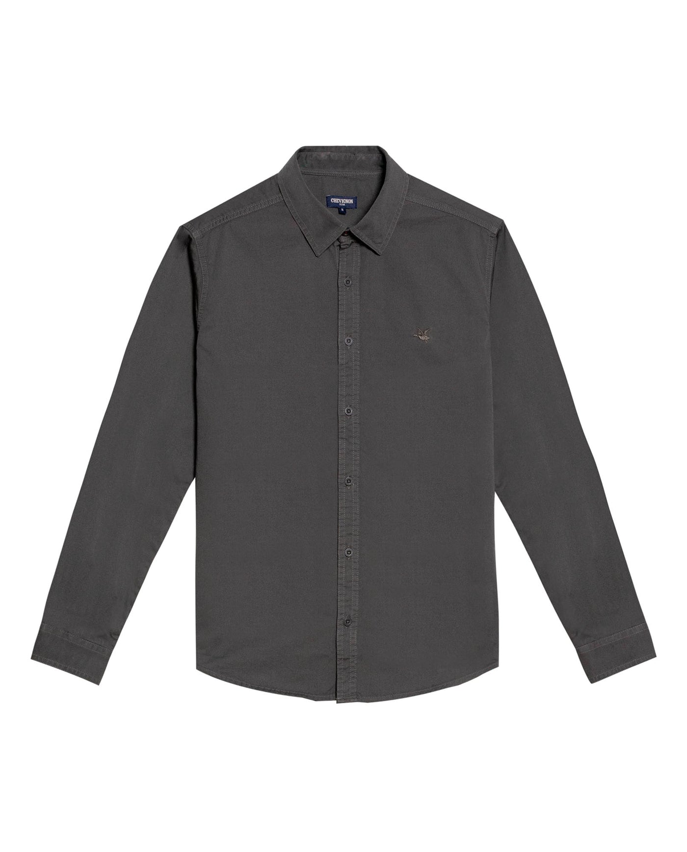 Camisa Manga Larga para Hombre - Gray 63_619G022_GRI180306_3
