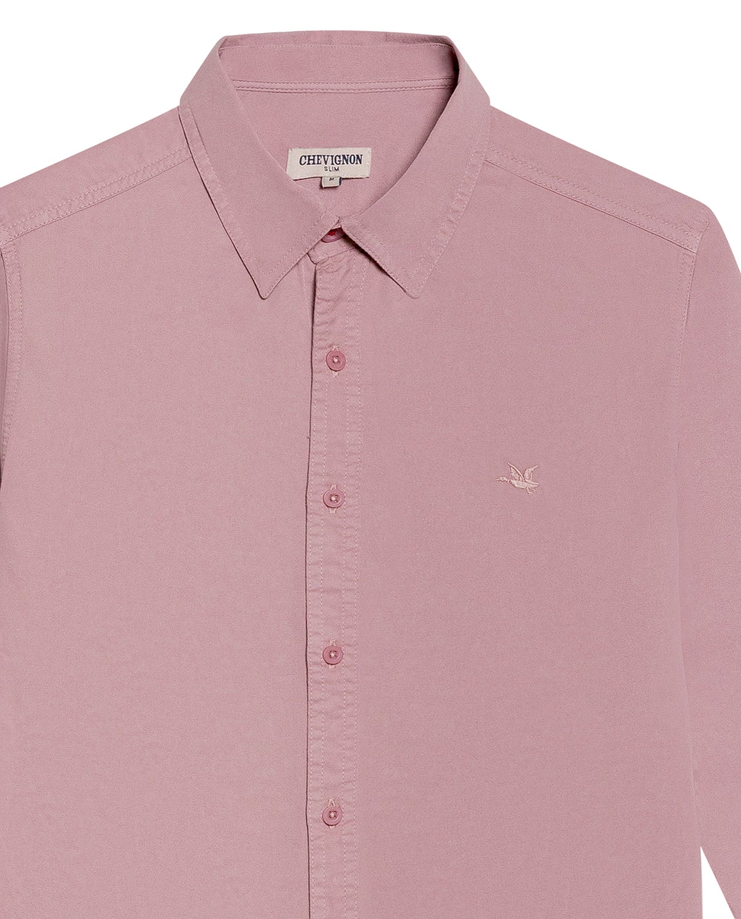 Men's Long Sleeve Shirt - Pink - 7