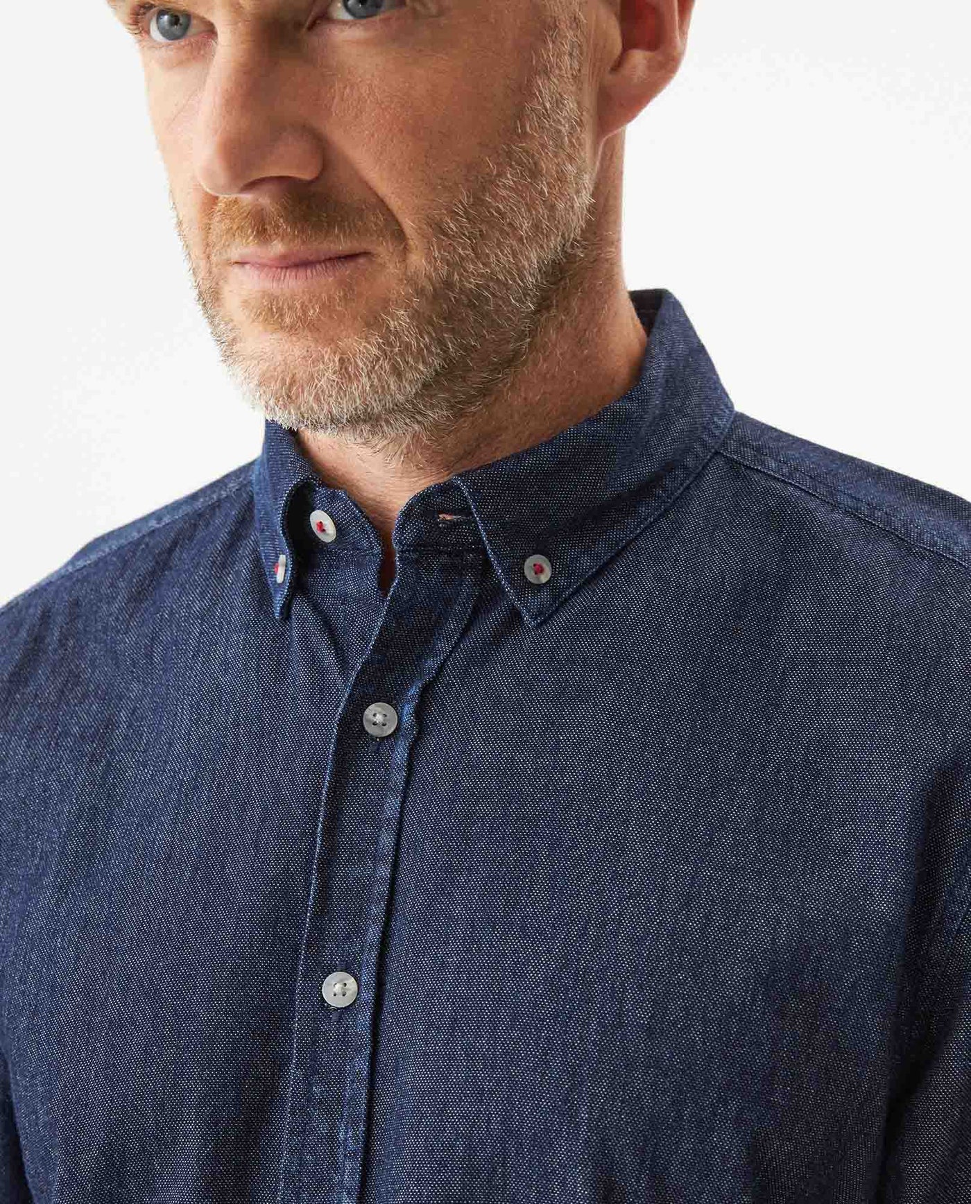 Men's Long Sleeve Shirt - Blue 63_619G023_AZU193923_5