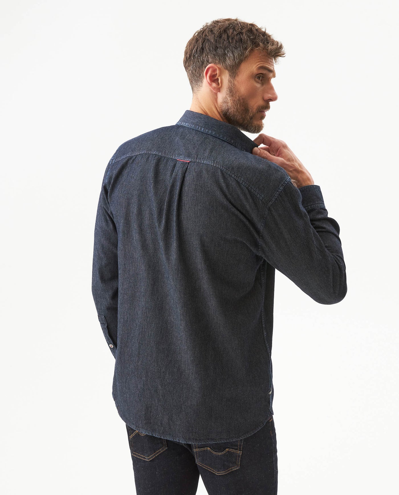 Men's Long Sleeve Shirt - Black 63_619G023_NEG194004_6