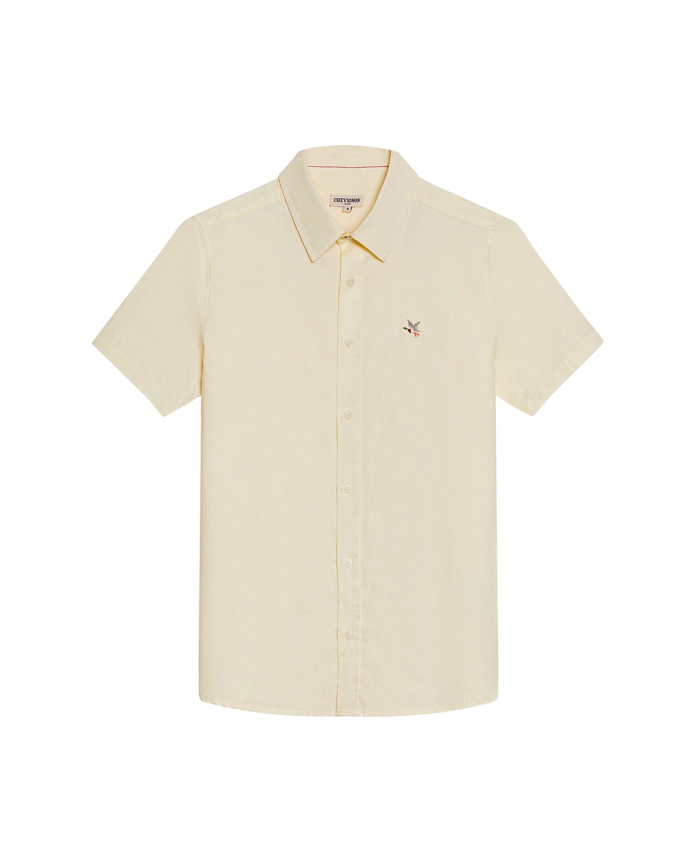 Camisa Manga Corta para Hombre - Yellow 63_619G026_AMA120711_3