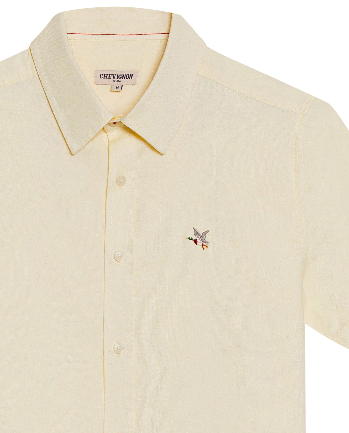 Men's Short Sleeve Shirt - Yellow - 7