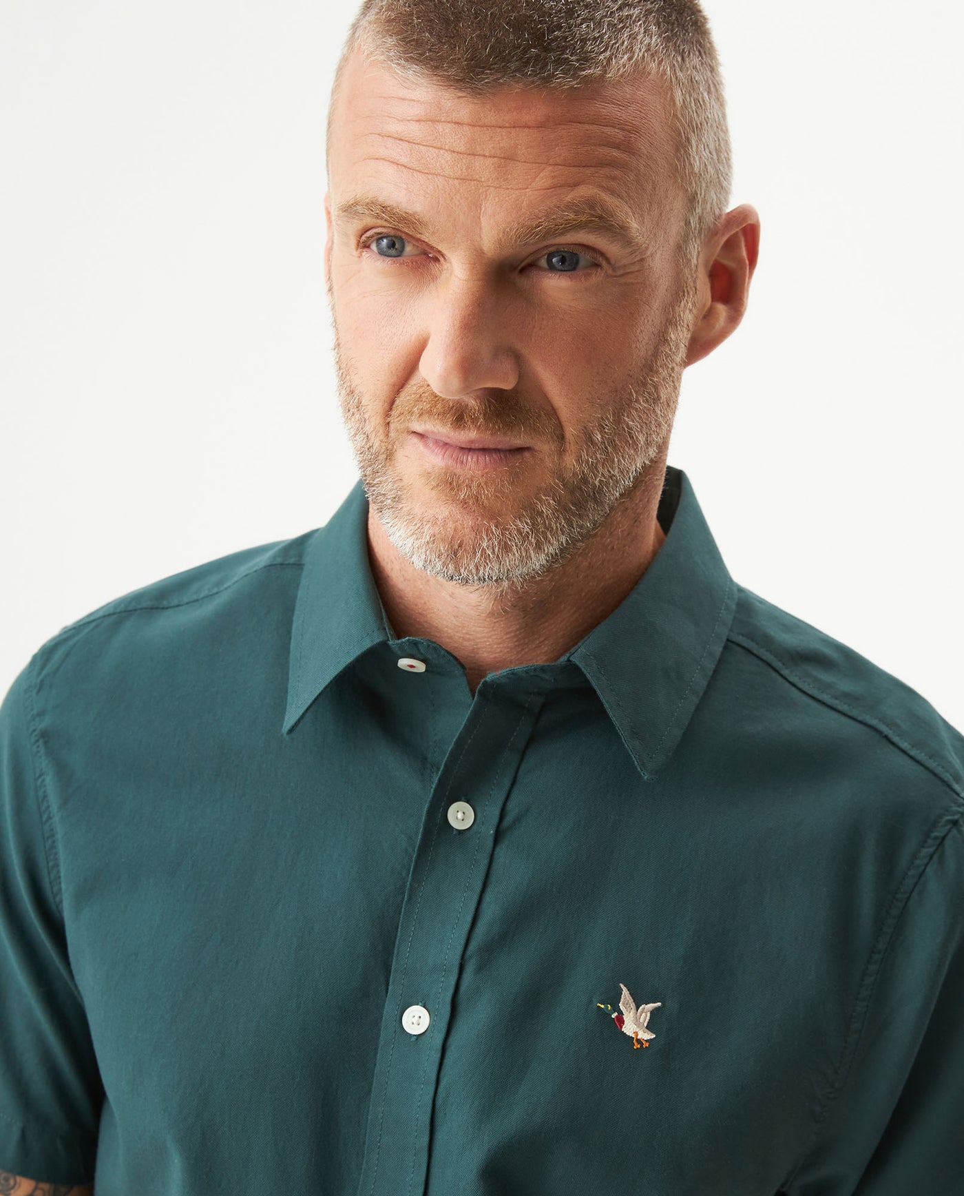 Camisa Manga Corta para Hombre - Green 63_619G026_VER195917_5