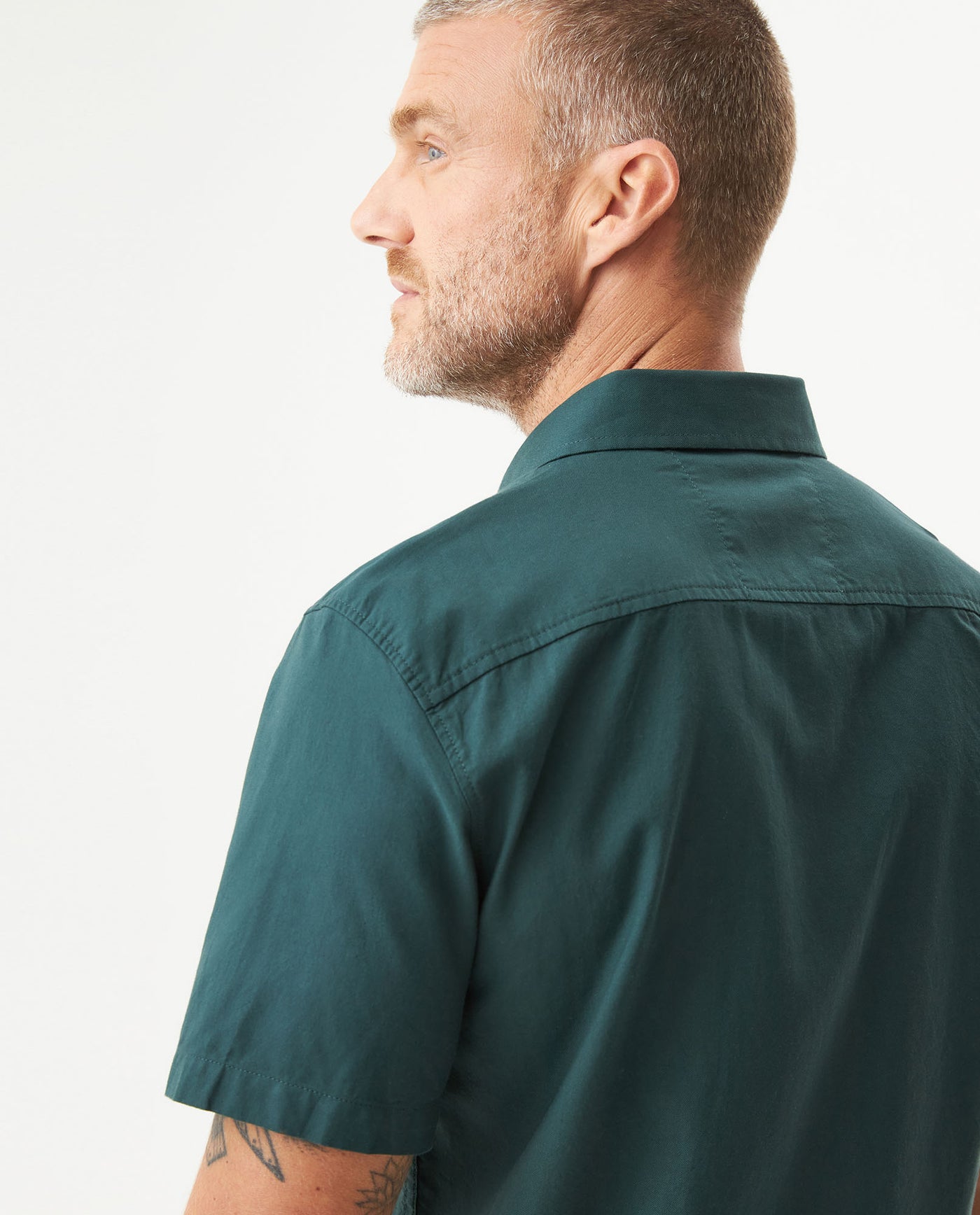 Camisa Manga Corta para Hombre - Green 63_619G026_VER195917_7