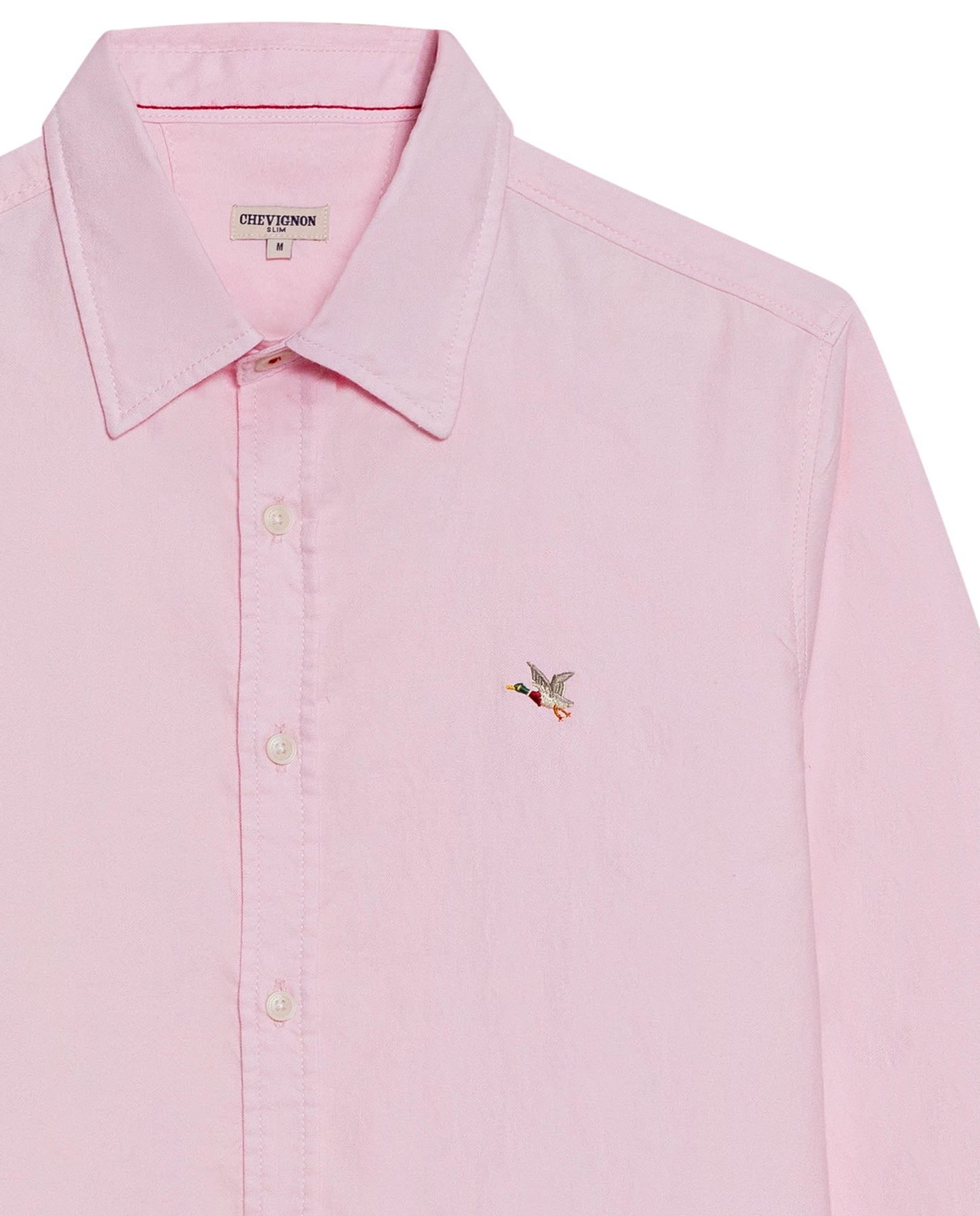 Men's Long Sleeve Shirt - Pink - 7