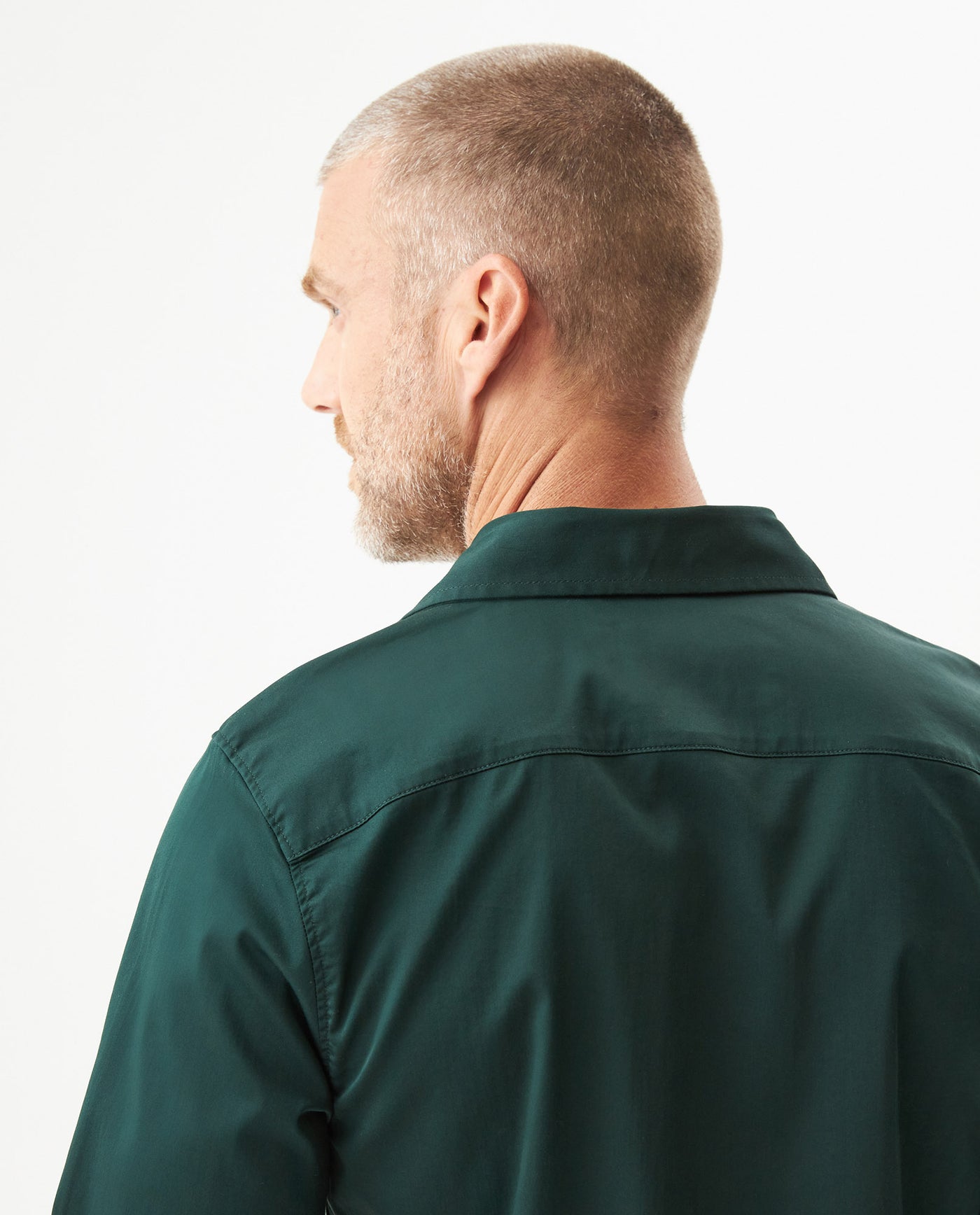 Men's Long Sleeve Shirt - Green 619G031 - 6