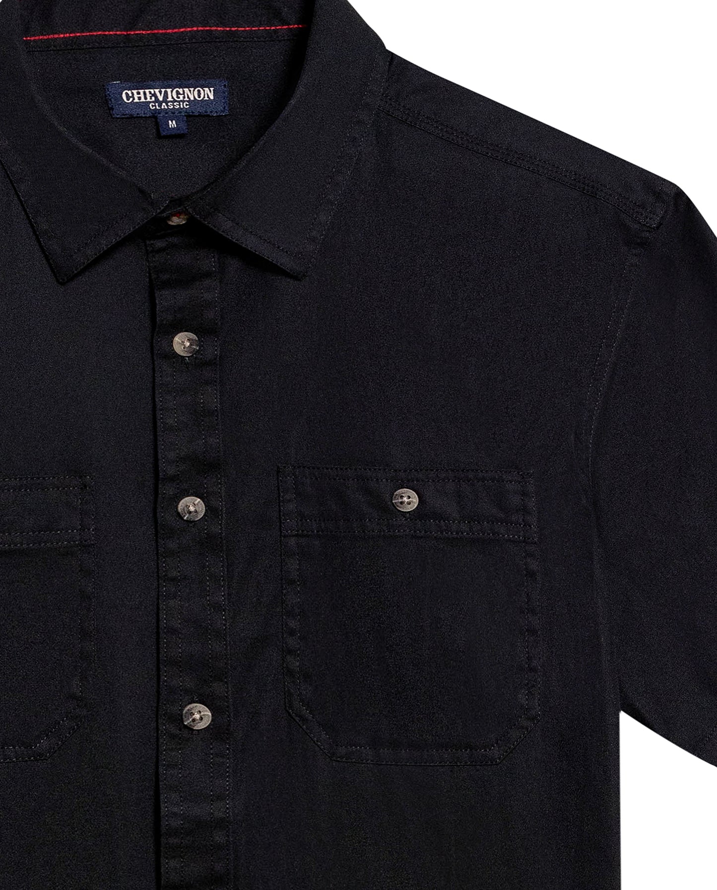 Men's Short Sleeve Shirt - Black - 7