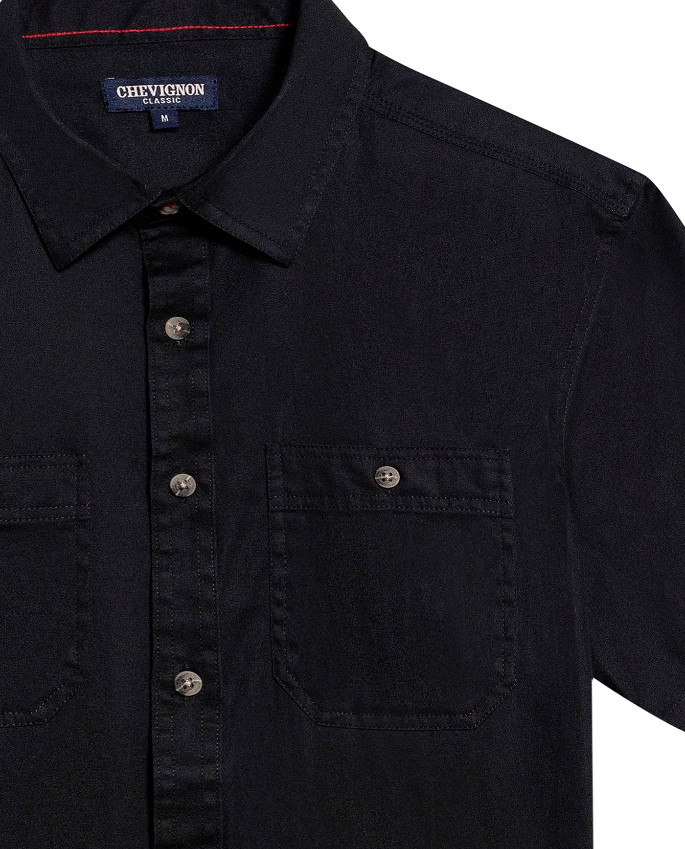 Men's Shirt, Short Sleeve - Black 619G034 - 7