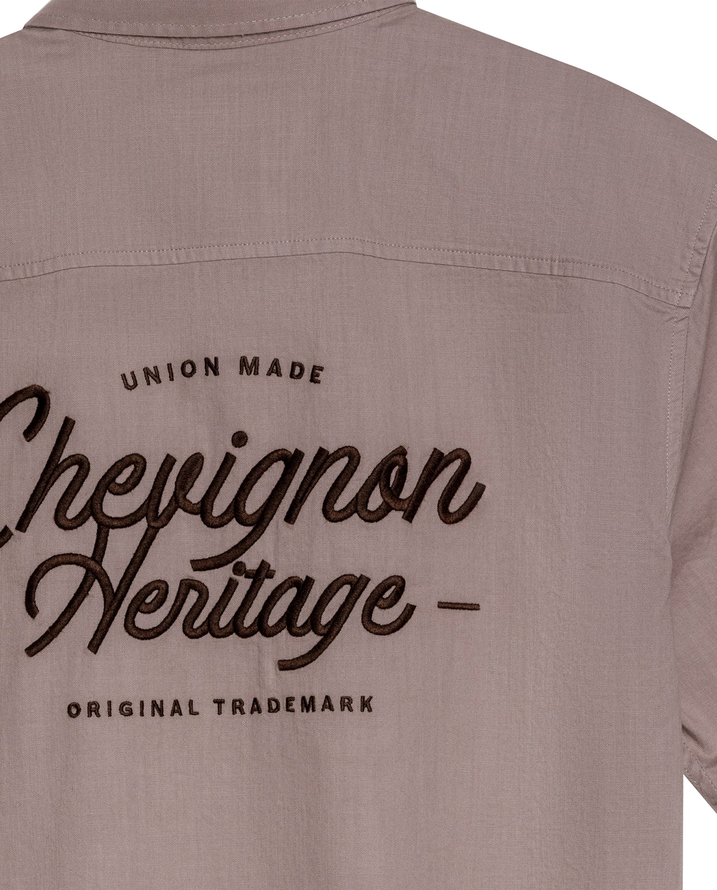 Men's Short Sleeve Shirt - Beige - 7