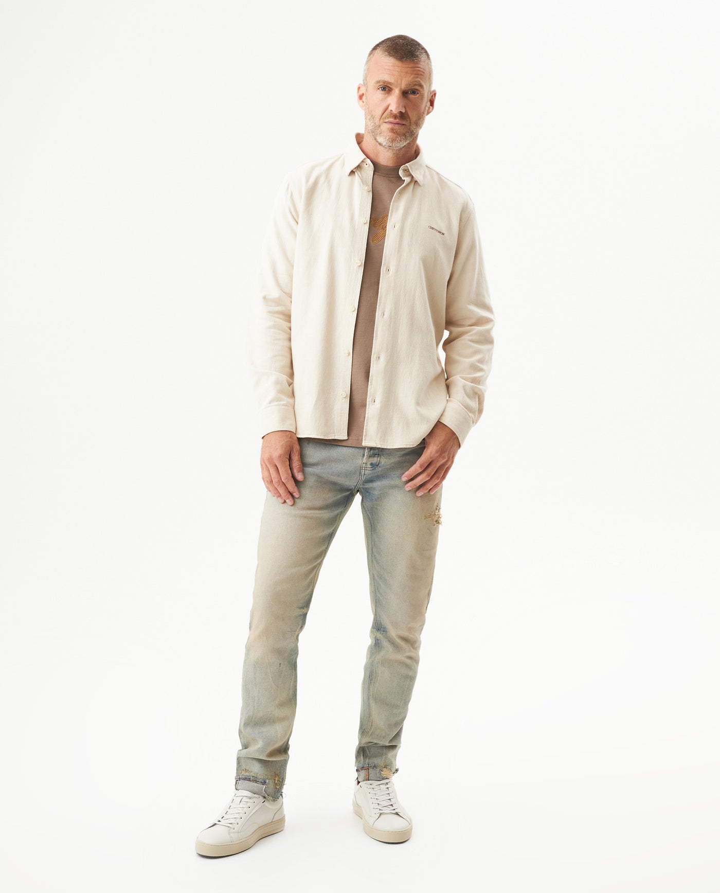 Men's Long Sleeve Shirt - Raw 619G042 - 3