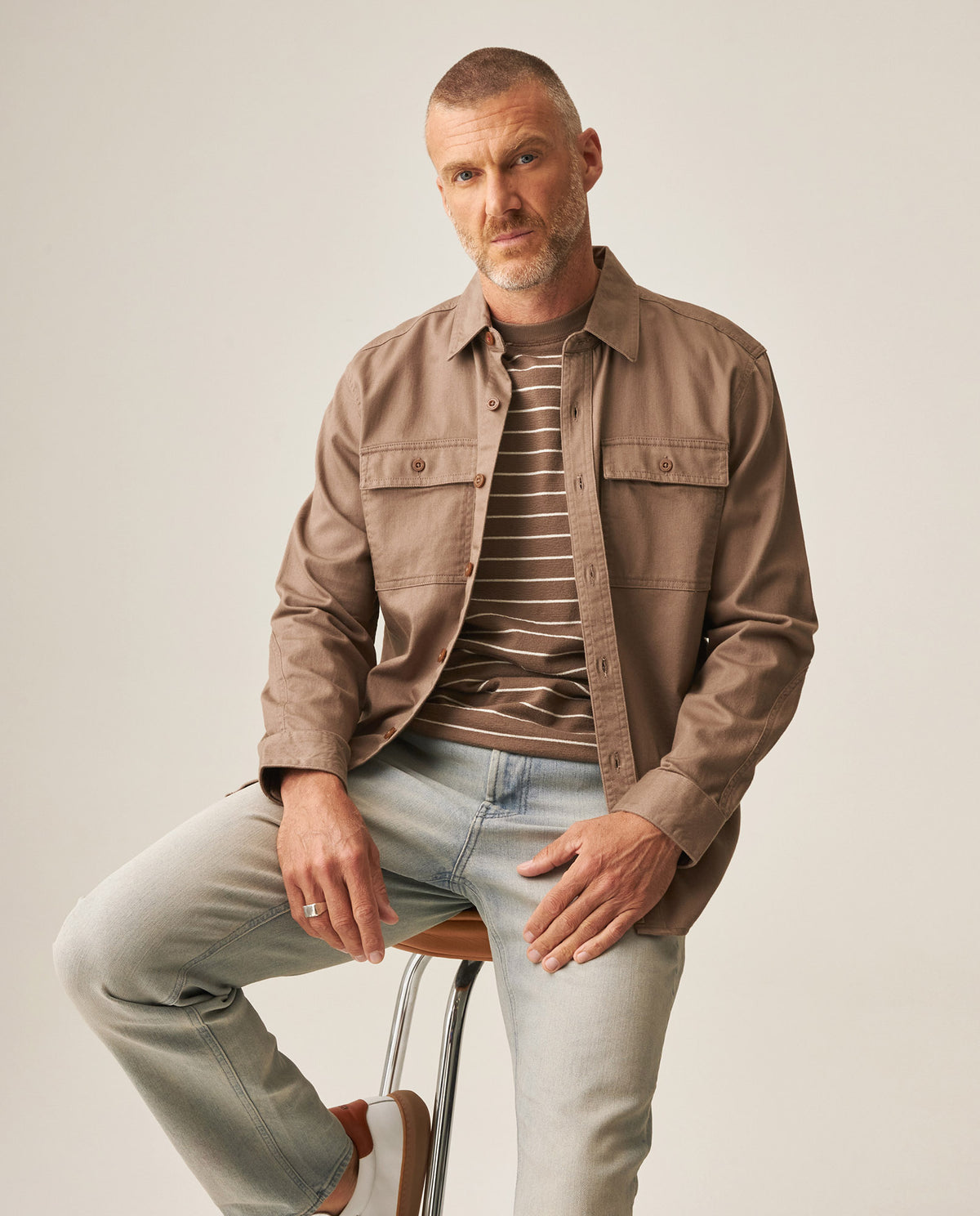 Men´s Western Shirt - Brown 63_619H014_CAF181015_0
