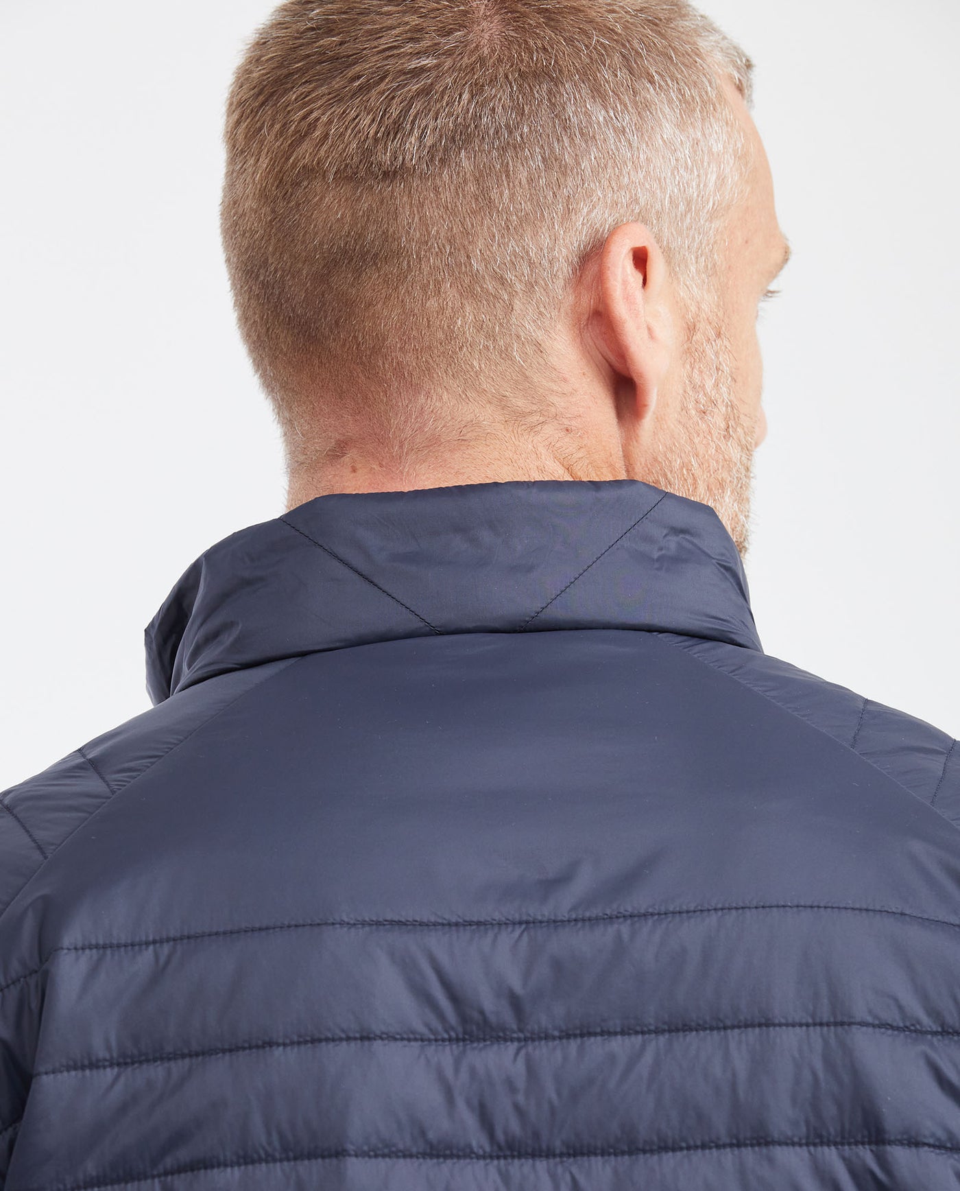 Mens Packable Quilted Jacket Water-Resistant in Polyamide - Blue 63_620G000_AZU194011_8