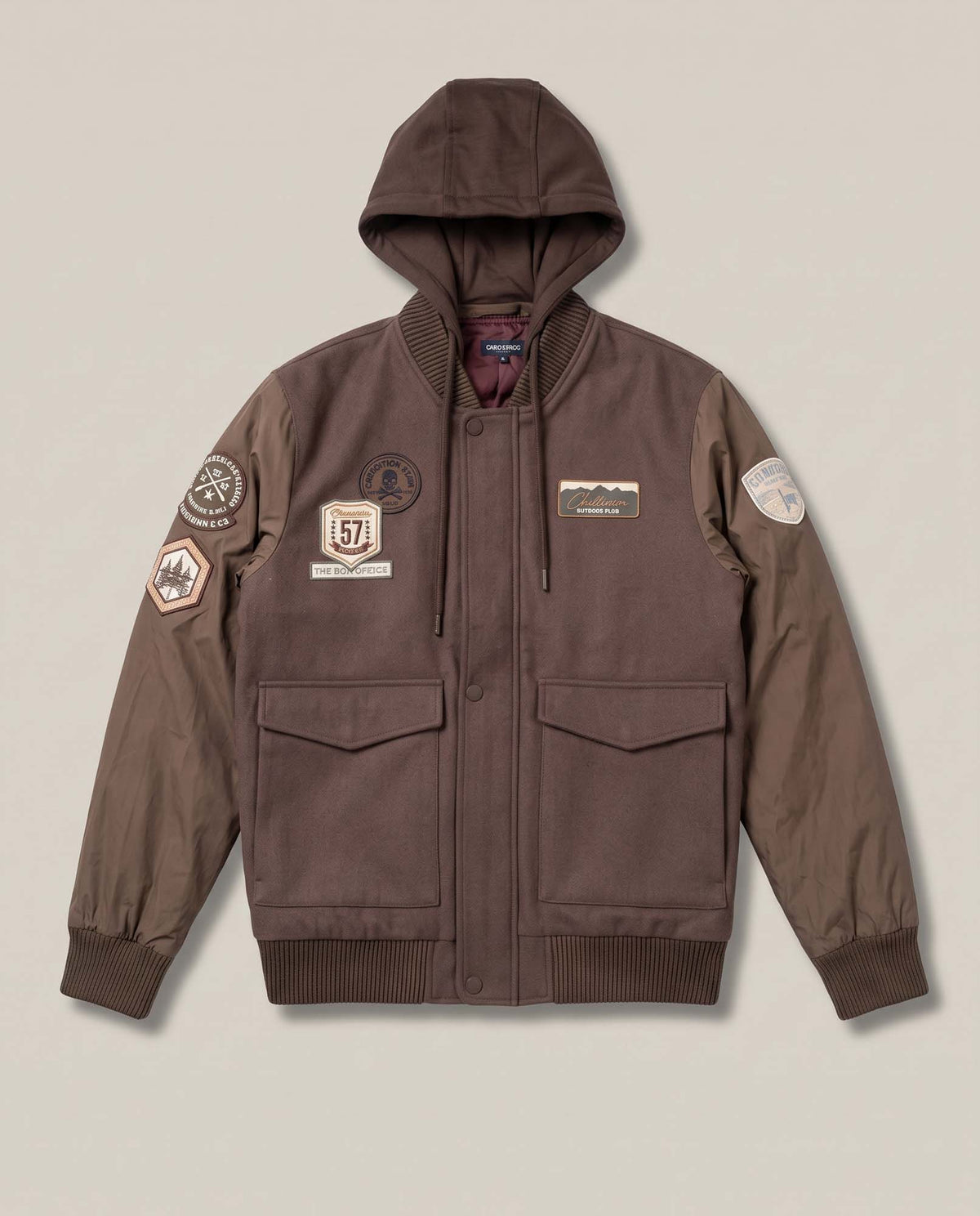 Men's Bomber Jacket - Brown 63_622H006_CAF181024_3