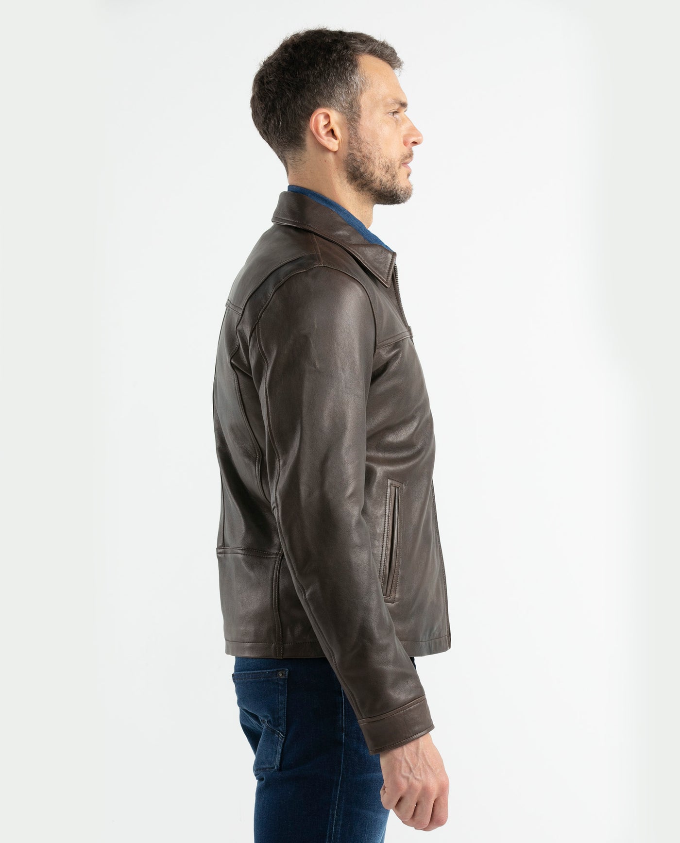 Men's Classic Lambskin Jacket Timeless Design Chevignon - 2