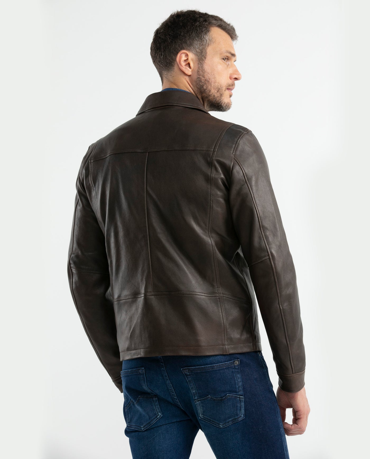 Men's Classic Lambskin Jacket Timeless Design Chevignon - 3