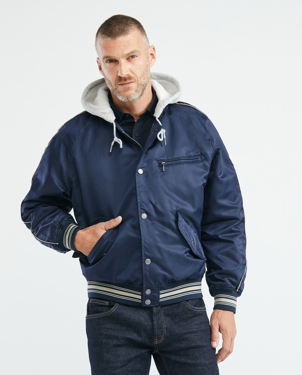 Men´s Bomber Jacket - Blue