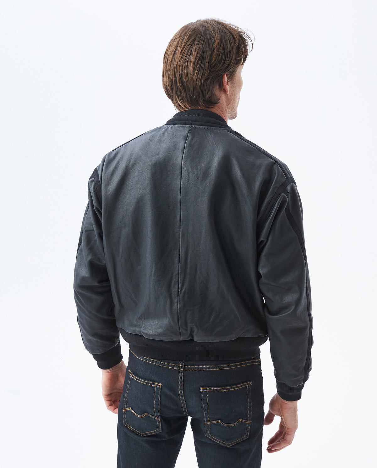 Men´s Leather Jacket - Black 63_627E409_NEG193909_5