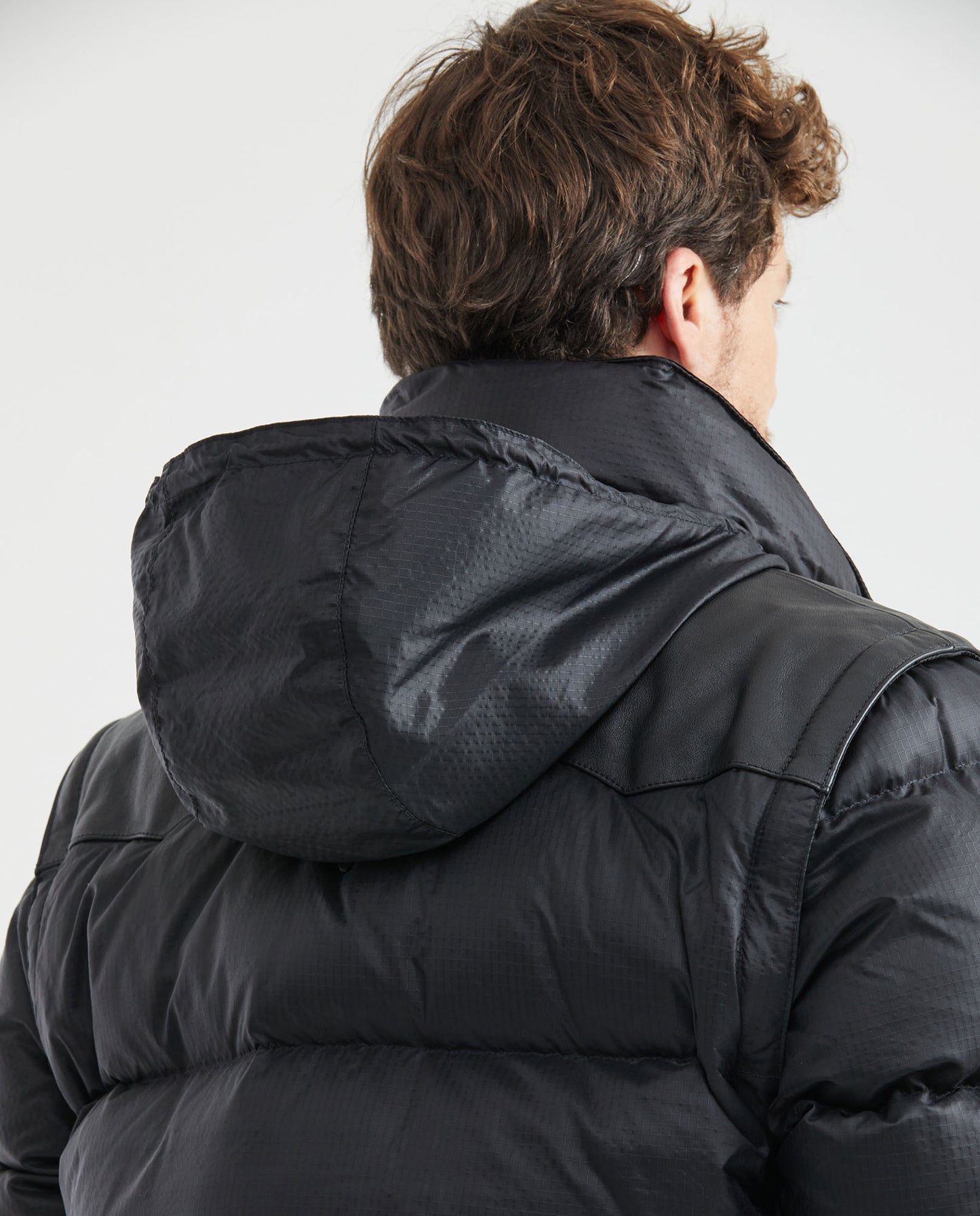 Men's Jacket, Polyamide - Black - 7