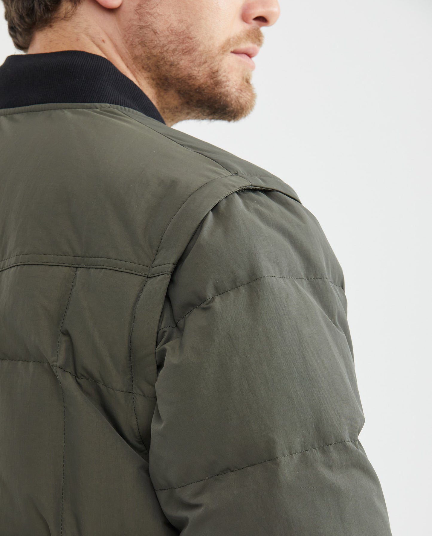 Men's Polyamide Jacket - Khaki - 7