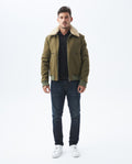 Men's Gyver Wool Trucker Jacket - Khaki